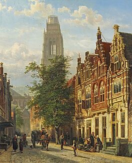 Cornelis Springer - Die Sint Maartenskerk in Zaltbommel, 56918-2, Van Ham Kunstauktionen