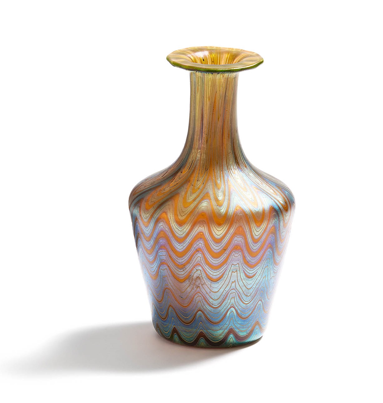Loetz Witwe - Kleine Vase mit PHAENOMEN Dekor, 76191-3, Van Ham Kunstauktionen