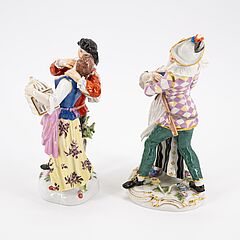Meissen - Vier grosse Paare aus der Commedia dellArte, 76933-1, Van Ham Kunstauktionen