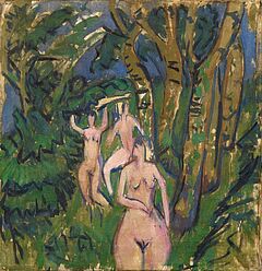 Ernst Ludwig Kirchner - Drei Akte im Wald, 40196-1, Van Ham Kunstauktionen