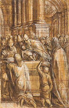 Hans Mielich - Die Darbringung Christi im Tempel, 77768-1, Van Ham Kunstauktionen