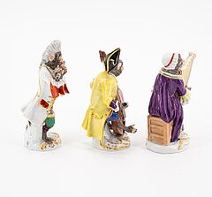 Meissen - 21 Figuren aus der Affenkapelle, 77661-1, Van Ham Kunstauktionen