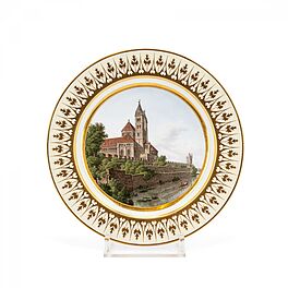 Meissen - Teller mit dem Dom zu Speyer, 78079-3, Van Ham Kunstauktionen