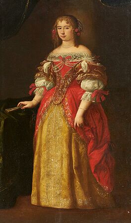 Giuseppe Nuvolone - Portraet eines jungen Maedchens im roten Kleid, 70330-1, Van Ham Kunstauktionen