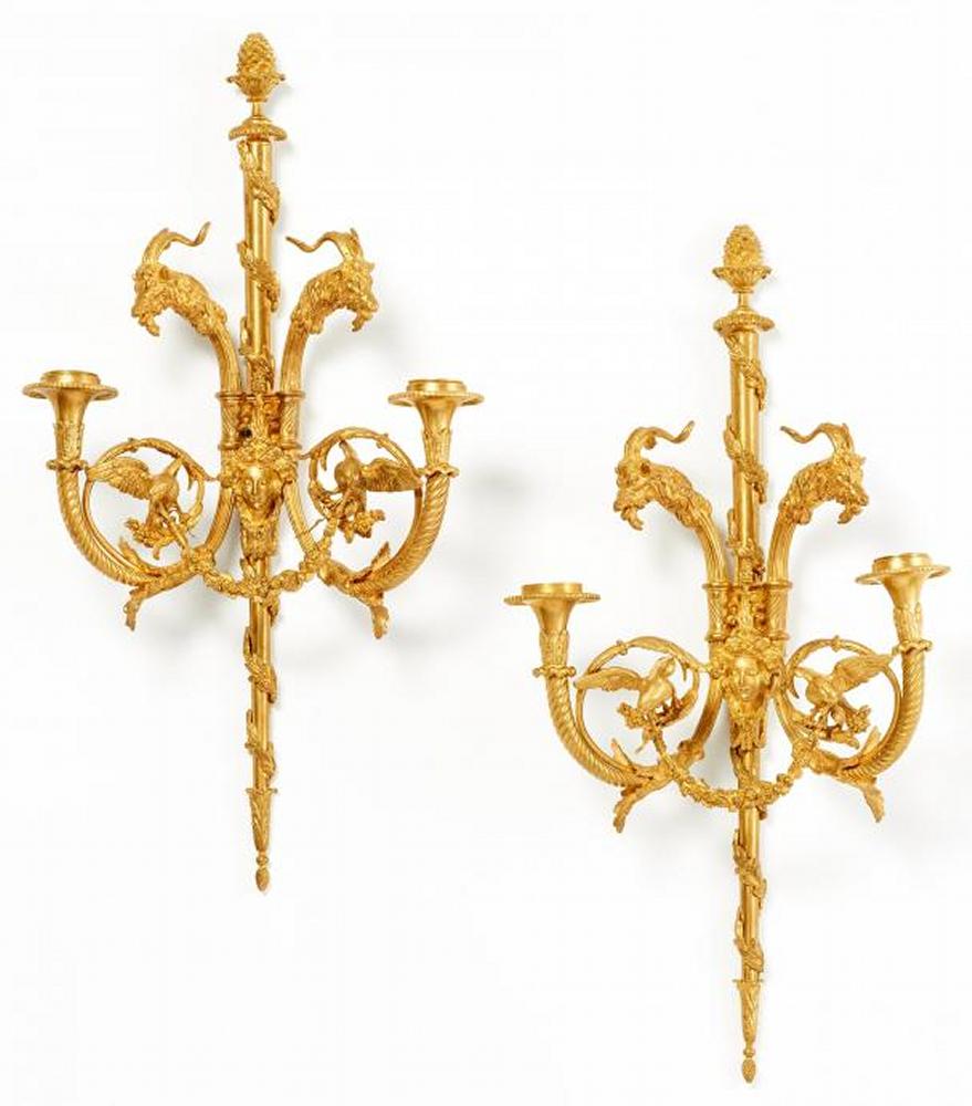 Frankreich - Paar Appliken Style Louis XVI, 56468-5, Van Ham Kunstauktionen