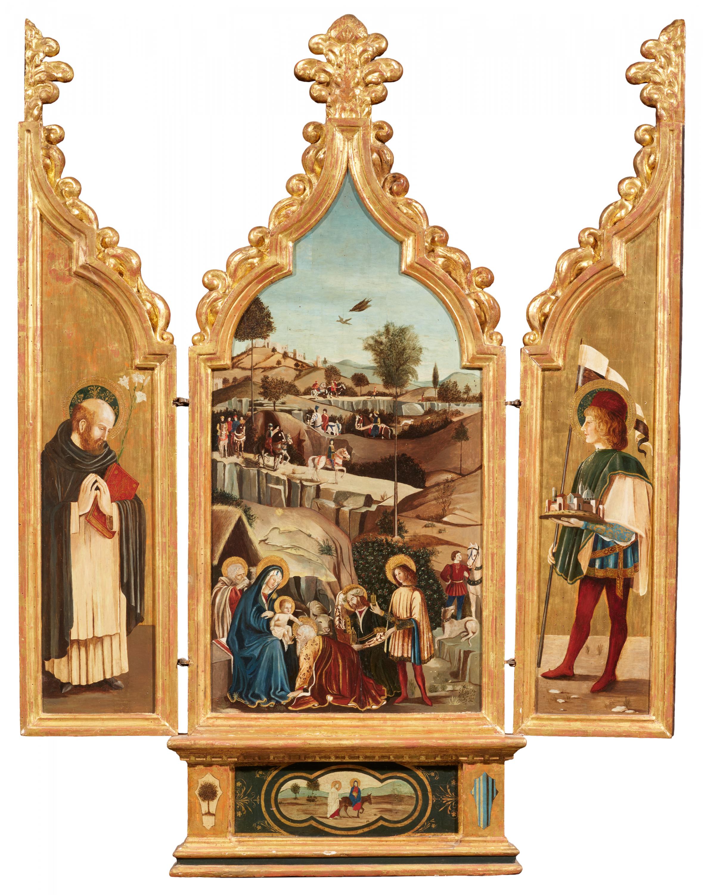 Deutsche Schule - Flügelaltar, 80877-12, Van Ham Kunstauktionen