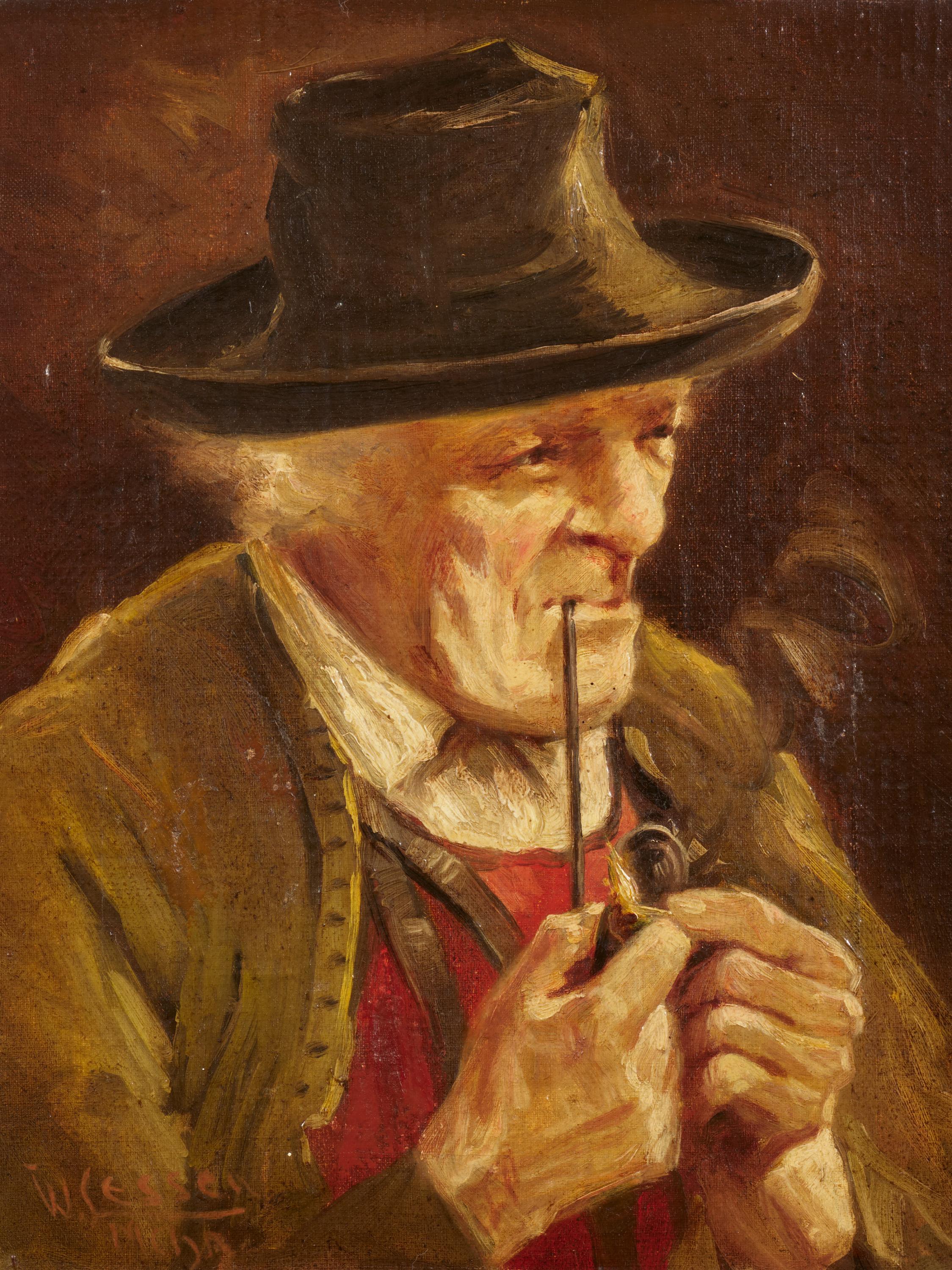 Deutsche Schule - Pfeifenraucher, 81396-11, Van Ham Kunstauktionen