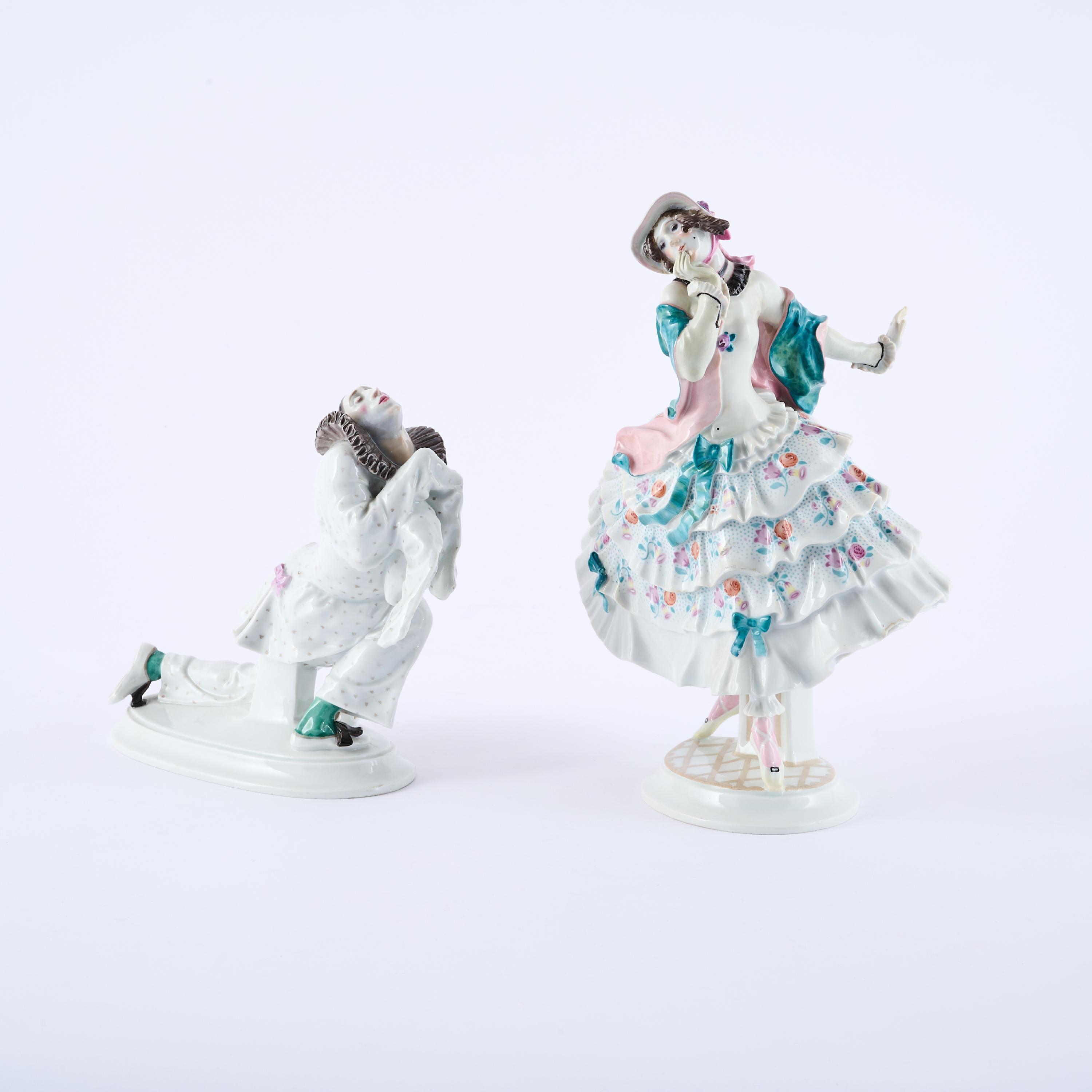 Meissen - Pierrot und Estrella aus dem 'Russischen Ballett', 82212-1, Van Ham Kunstauktionen
