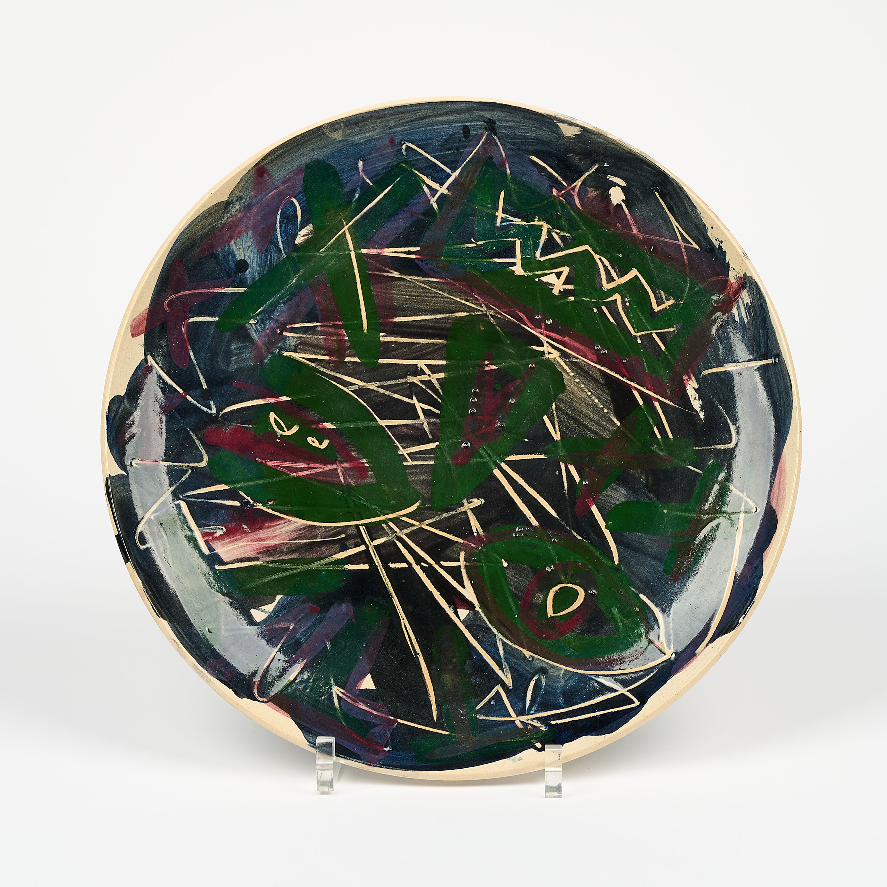 AR Penck - Keramikteller, 82007-1, Van Ham Kunstauktionen