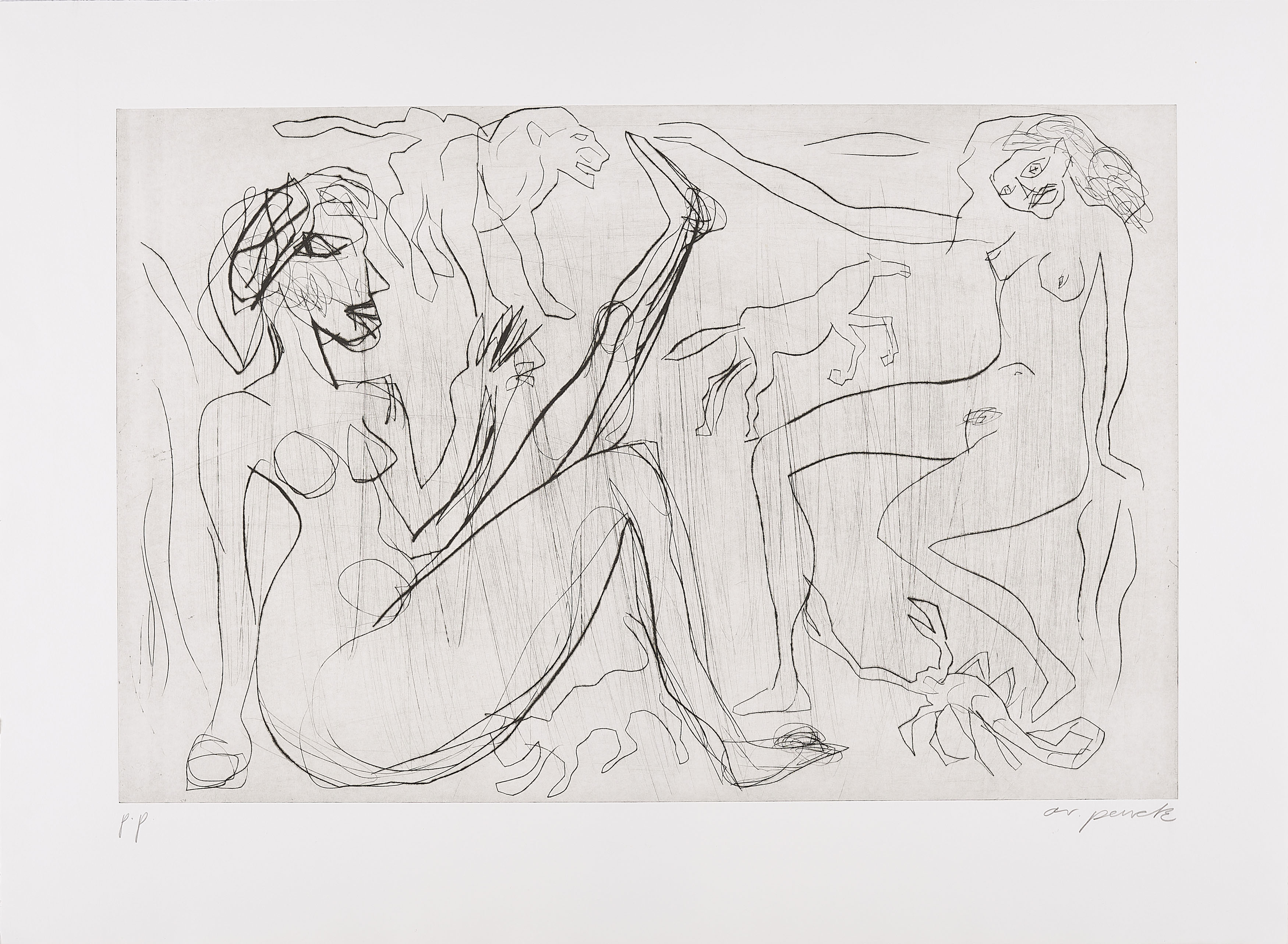 AR Penck - Ohne Titel, 73288-128, Van Ham Kunstauktionen