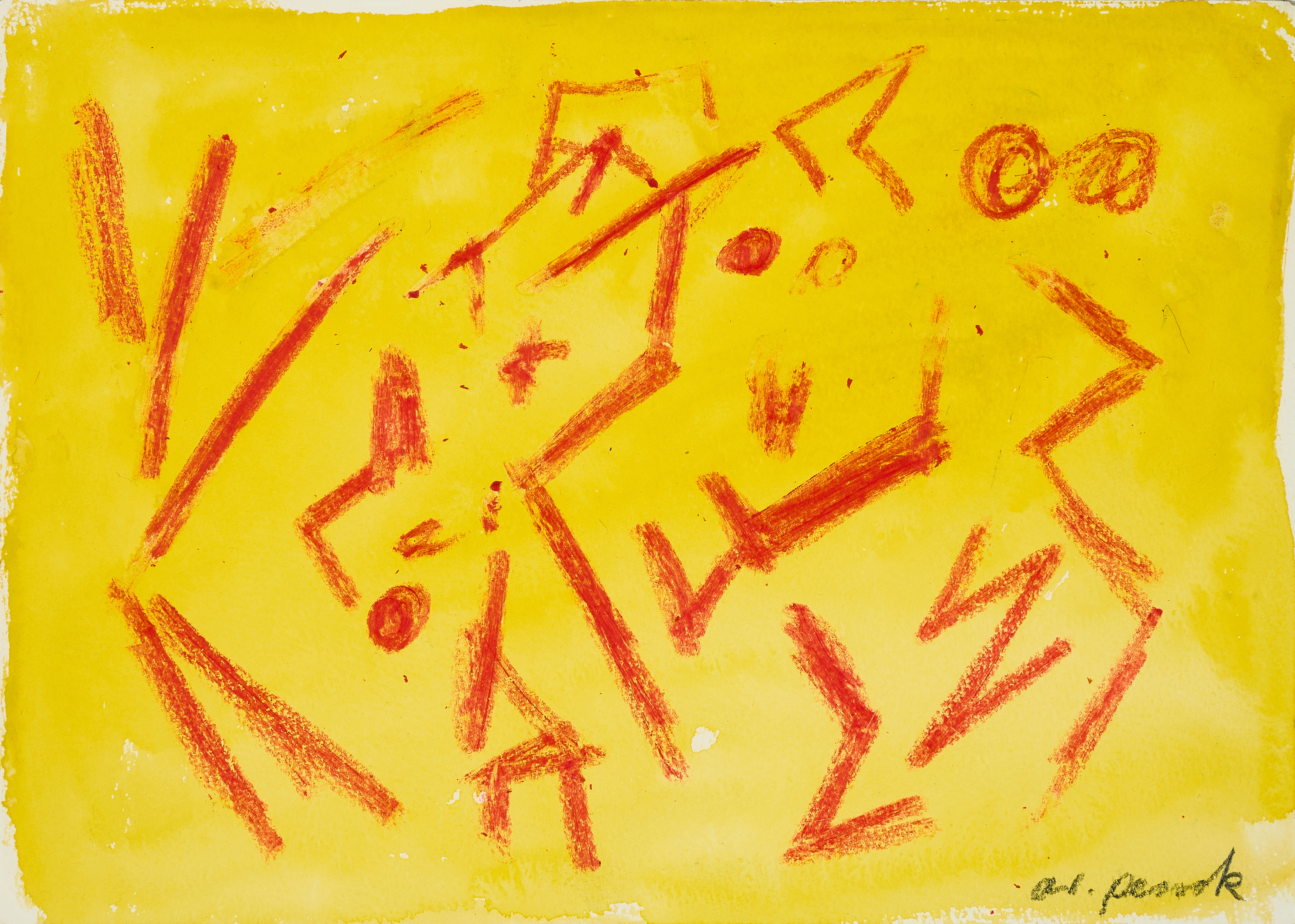 AR Penck - Ohne Titel, 78023-3, Van Ham Kunstauktionen