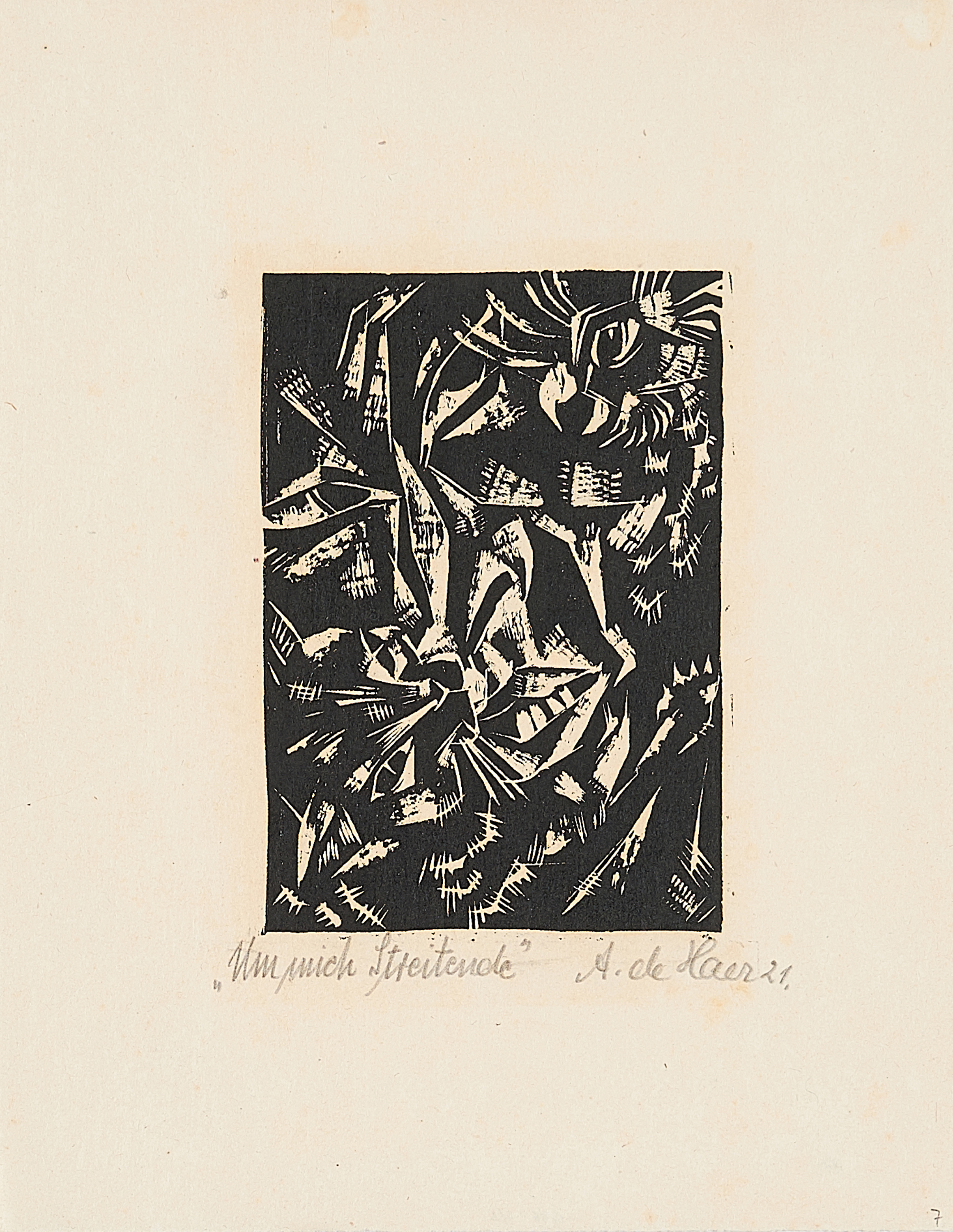 Adolf de Haer - Um mich Streitende, 66500-39, Van Ham Kunstauktionen