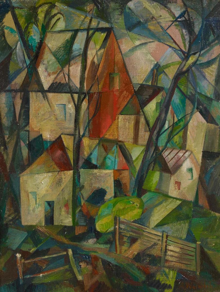Agnes Weinrich - Cubism Landscape Provincetown, 66094-1, Van Ham Kunstauktionen