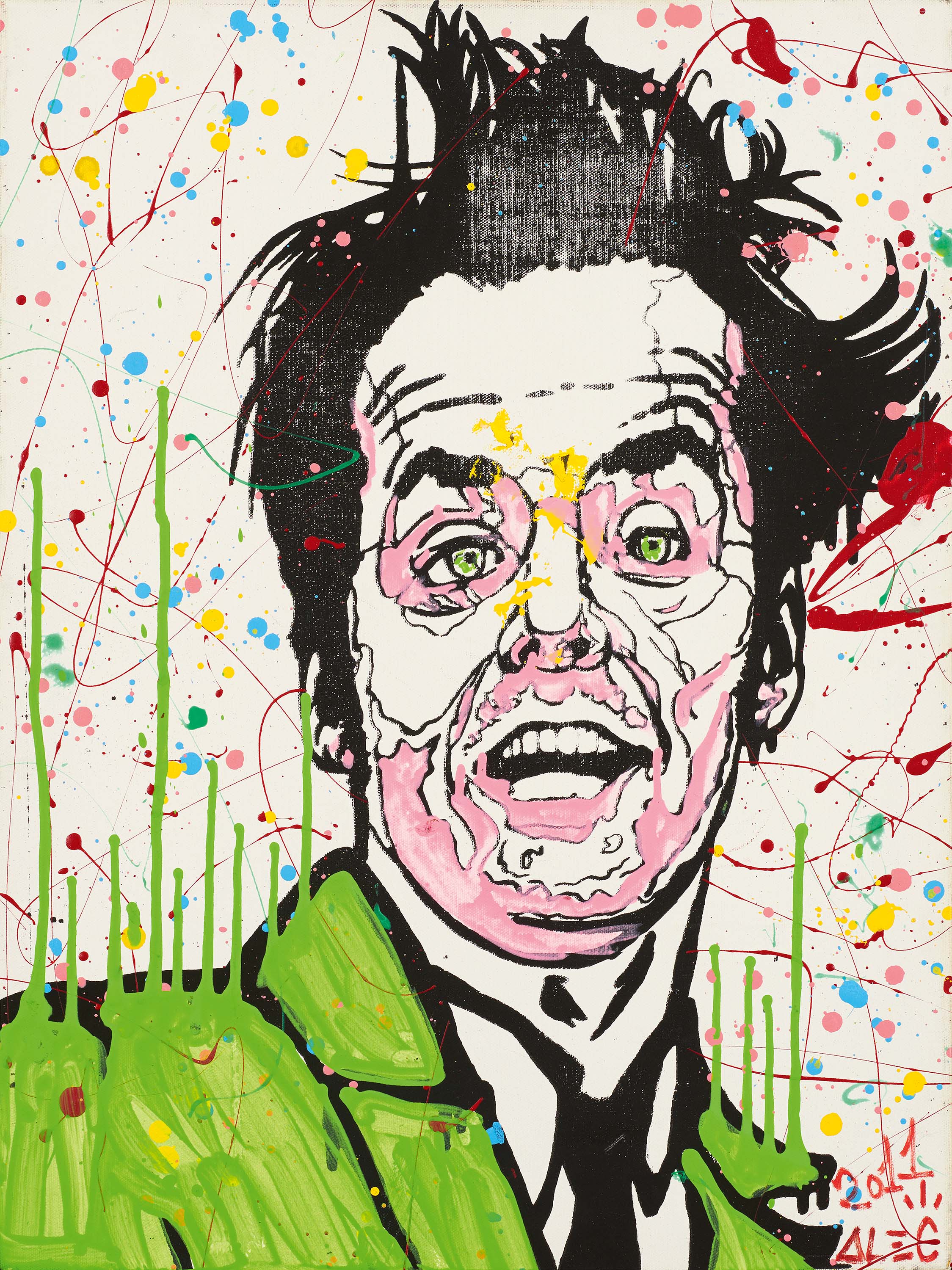 Alec Monopoly - Jack Nicholson in Gruen, 75721-32, Van Ham Kunstauktionen