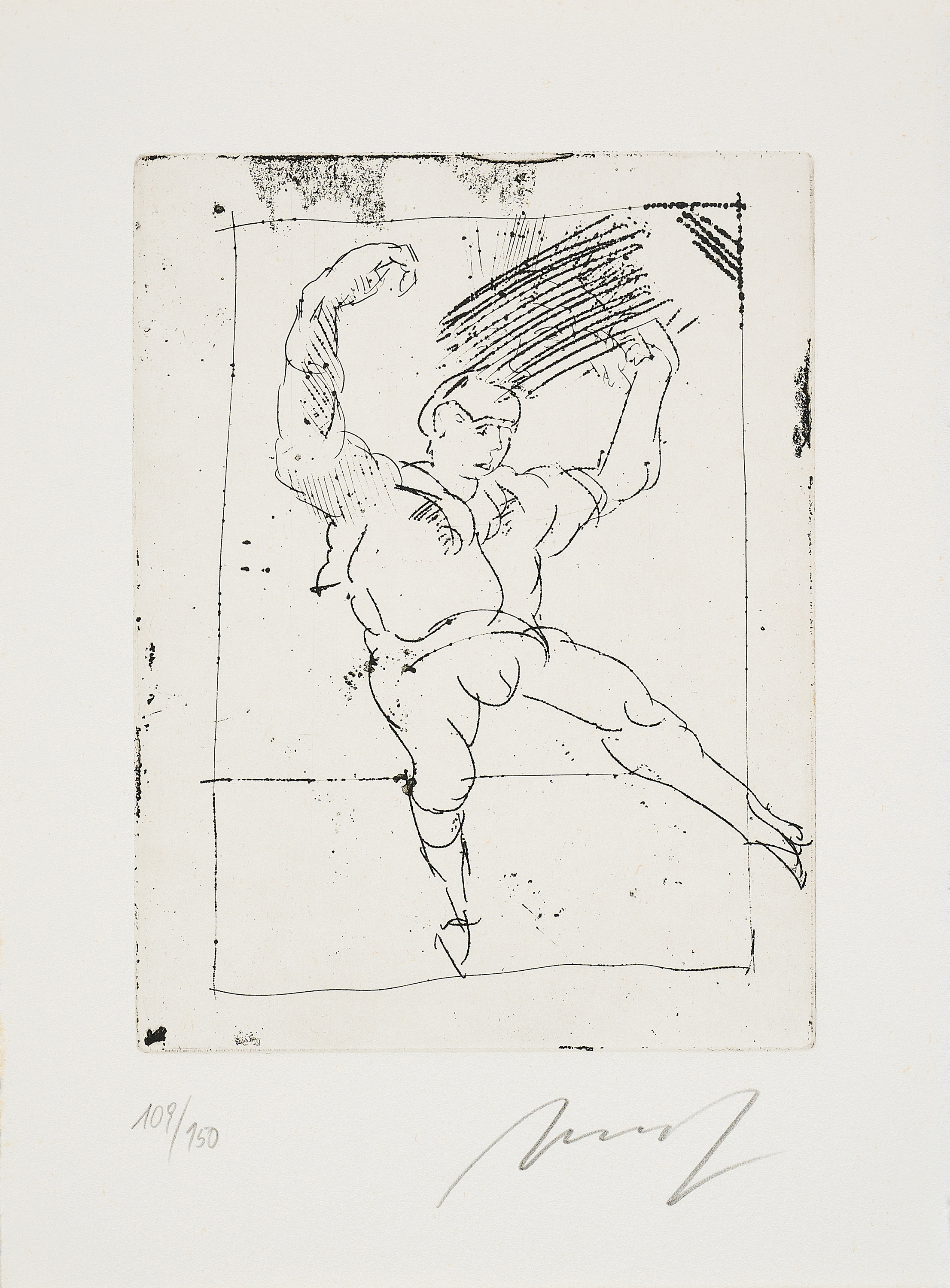 Alfred Hrdlicka - Taenzer, 75280-43, Van Ham Kunstauktionen