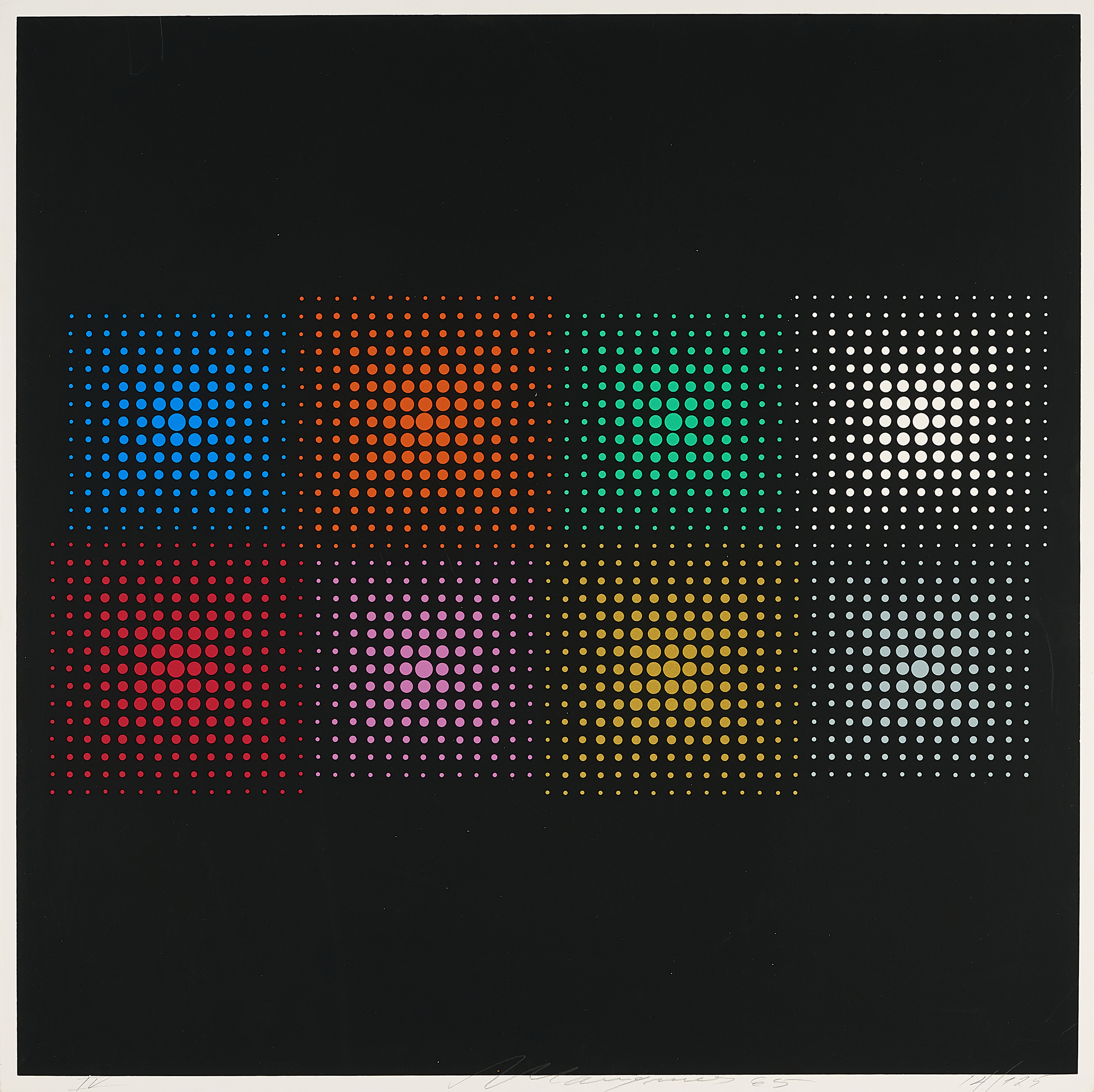 Almir Mavignier - Ohne Titel, 81613-6, Van Ham Kunstauktionen