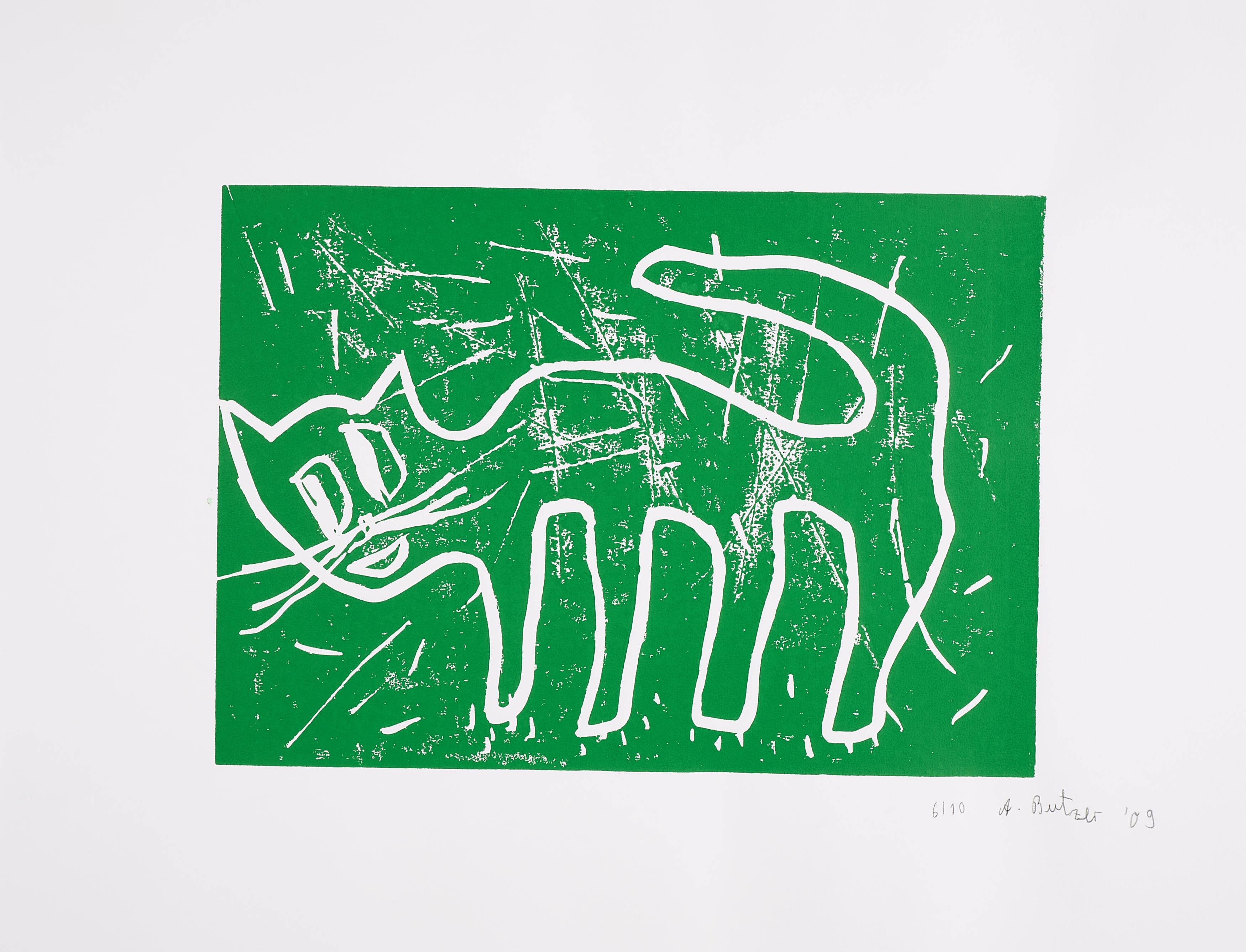 Andre Butzer - Ohne Titel Katze, 75263-8, Van Ham Kunstauktionen
