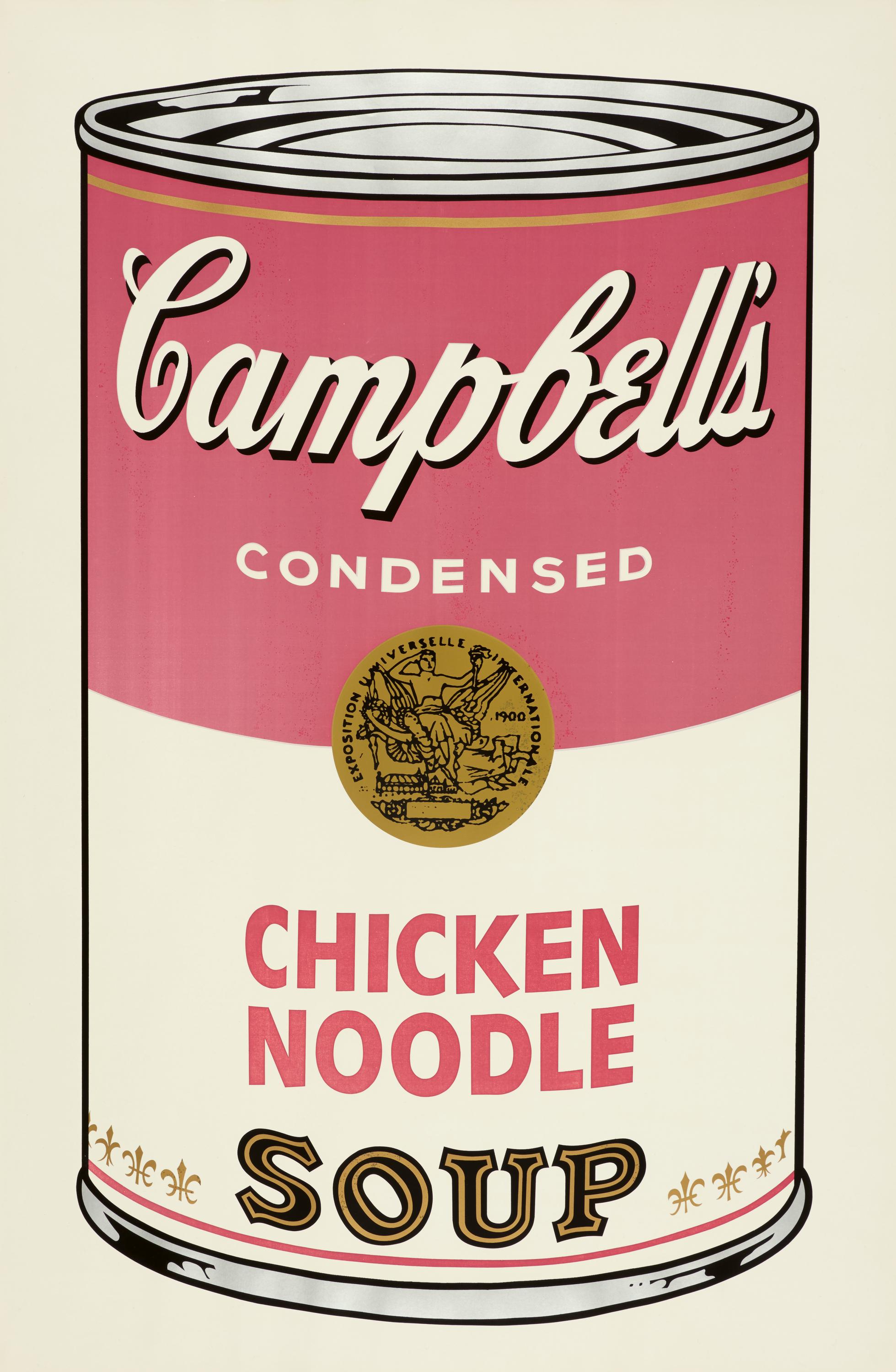 Andy Warhol - Campbells Soup I Chicken Noodle, 81021-1, Van Ham Kunstauktionen