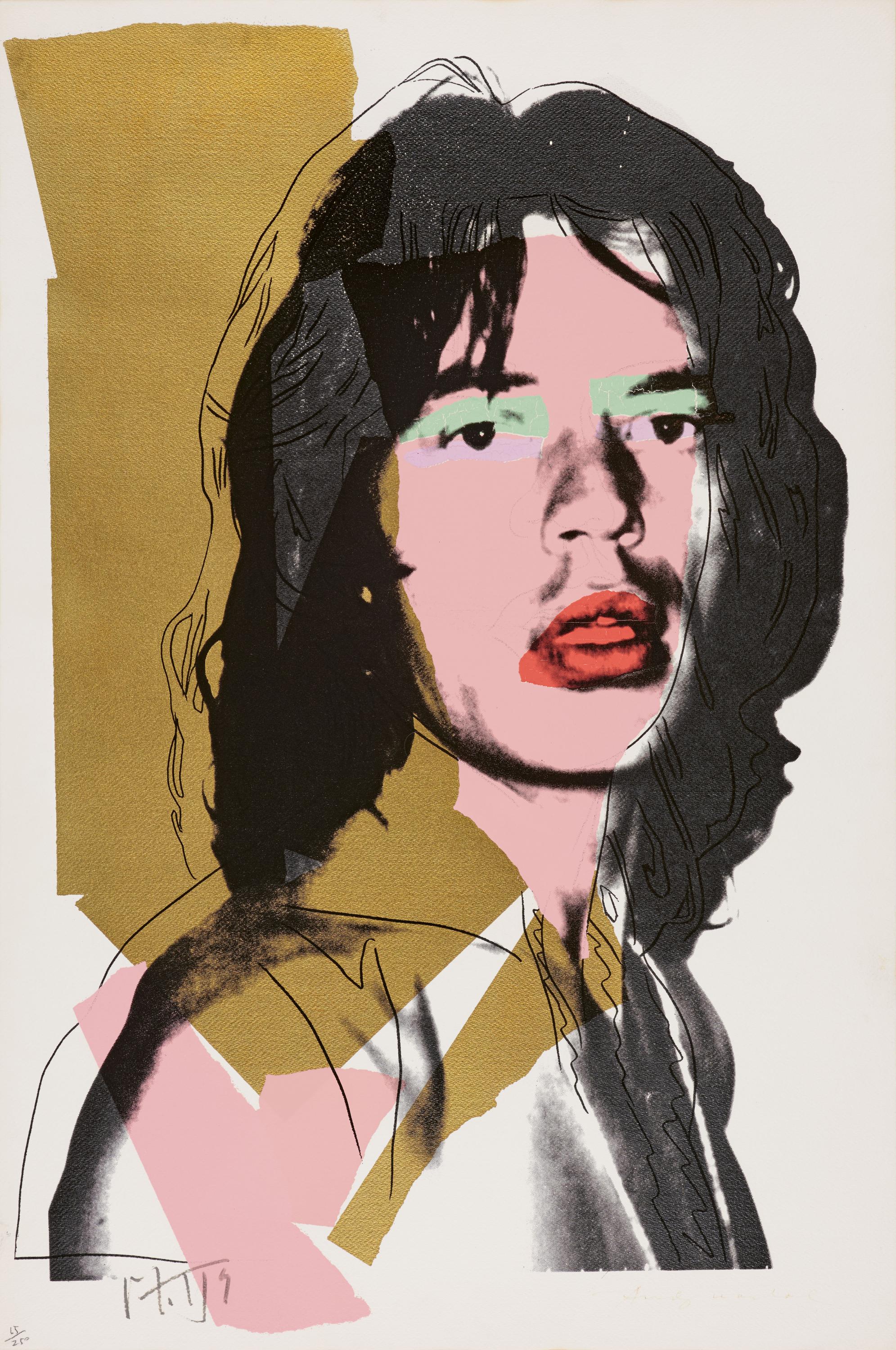 Andy Warhol - Mick Jagger, 81470-1, Van Ham Kunstauktionen