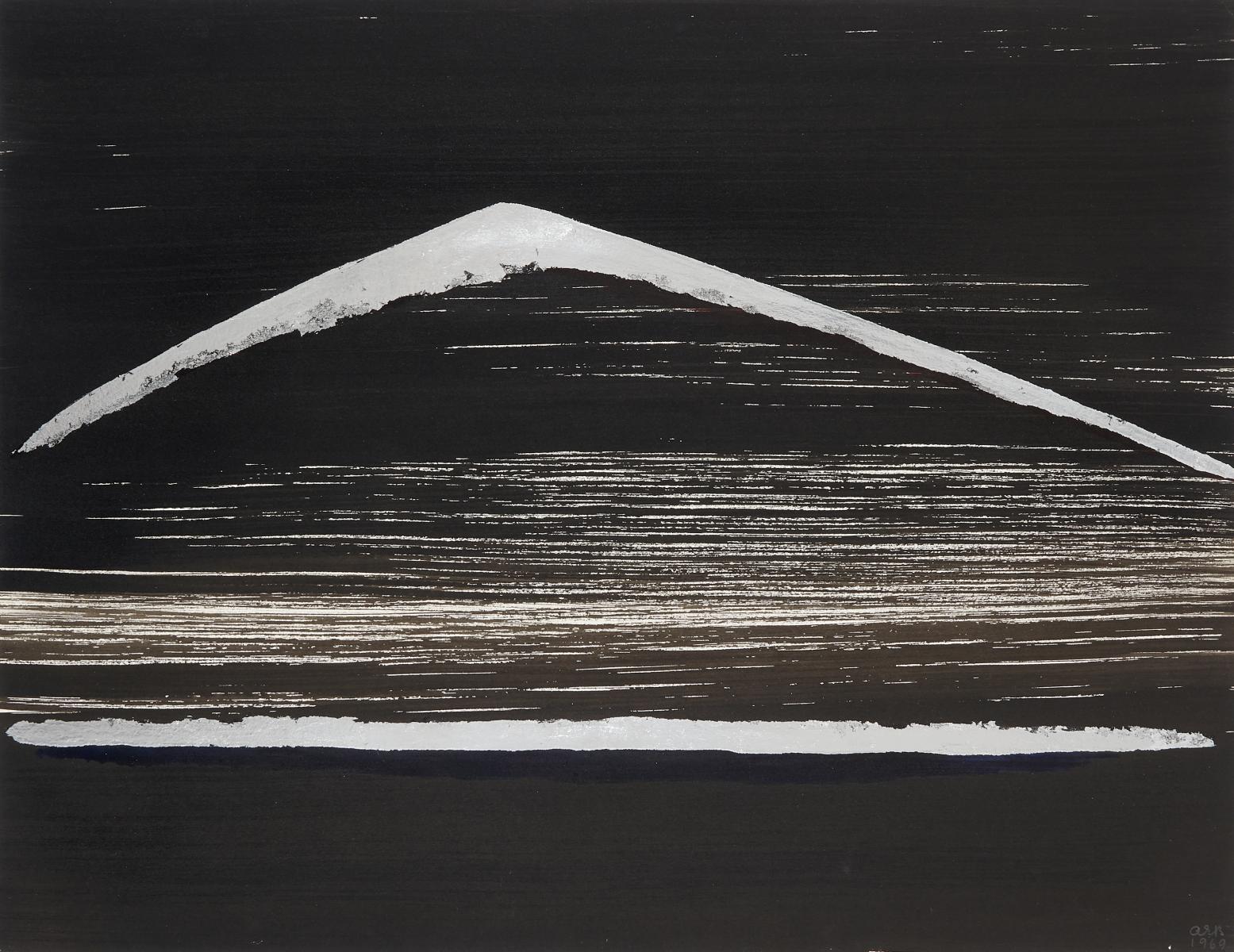 Anna-Eva Bergman - Montagne sur fond noir No 29-1969, 60688-1, Van Ham Kunstauktionen