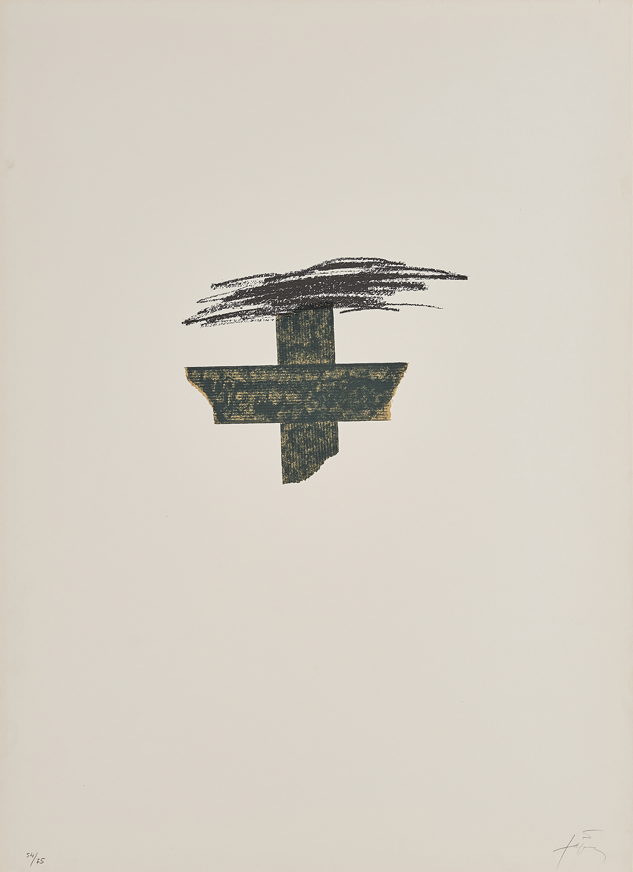 Antoni Tapies - Aus Llambrec material, 70145-8, Van Ham Kunstauktionen
