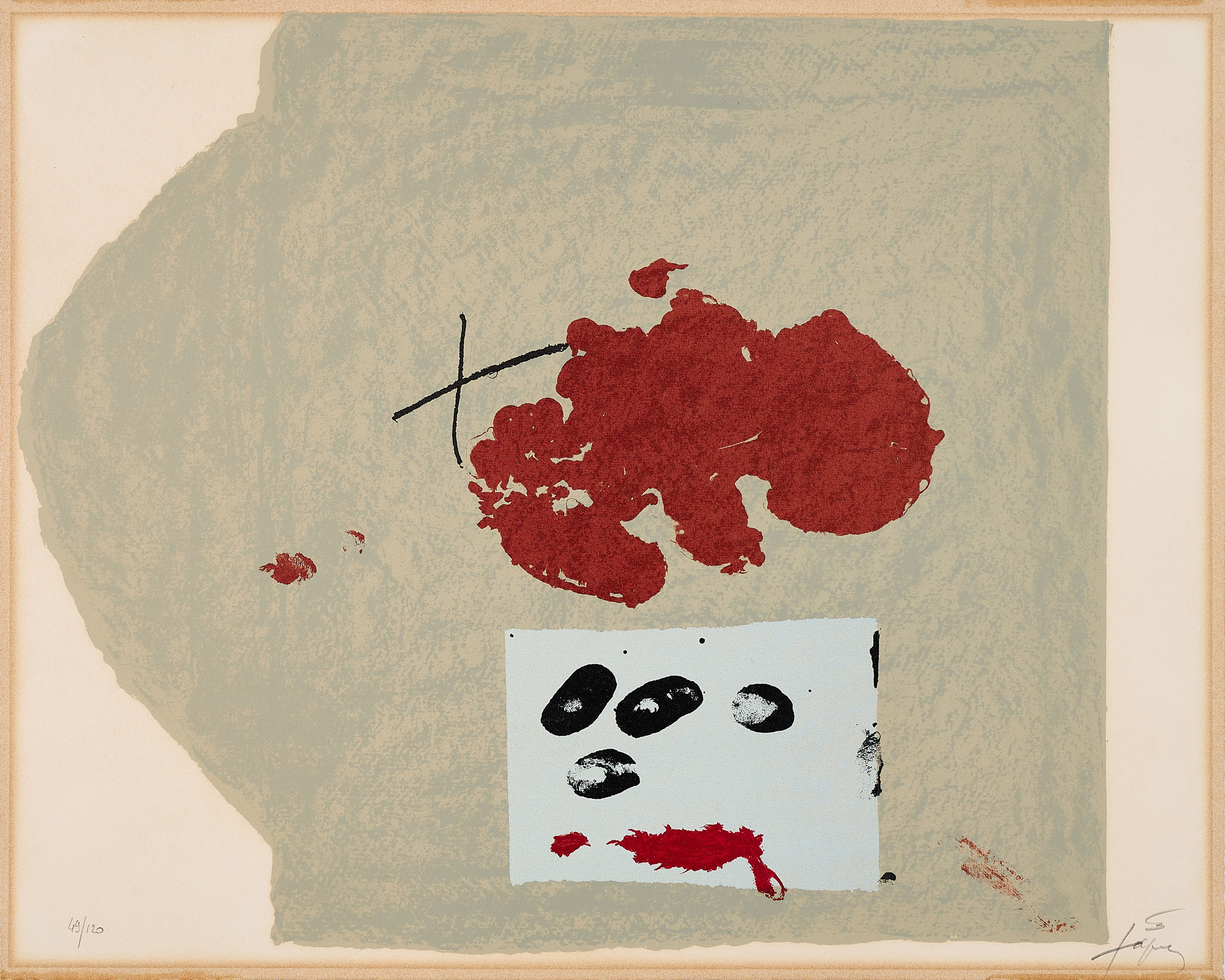 Antoni Tapies - Ohne Titel, 76000-570, Van Ham Kunstauktionen