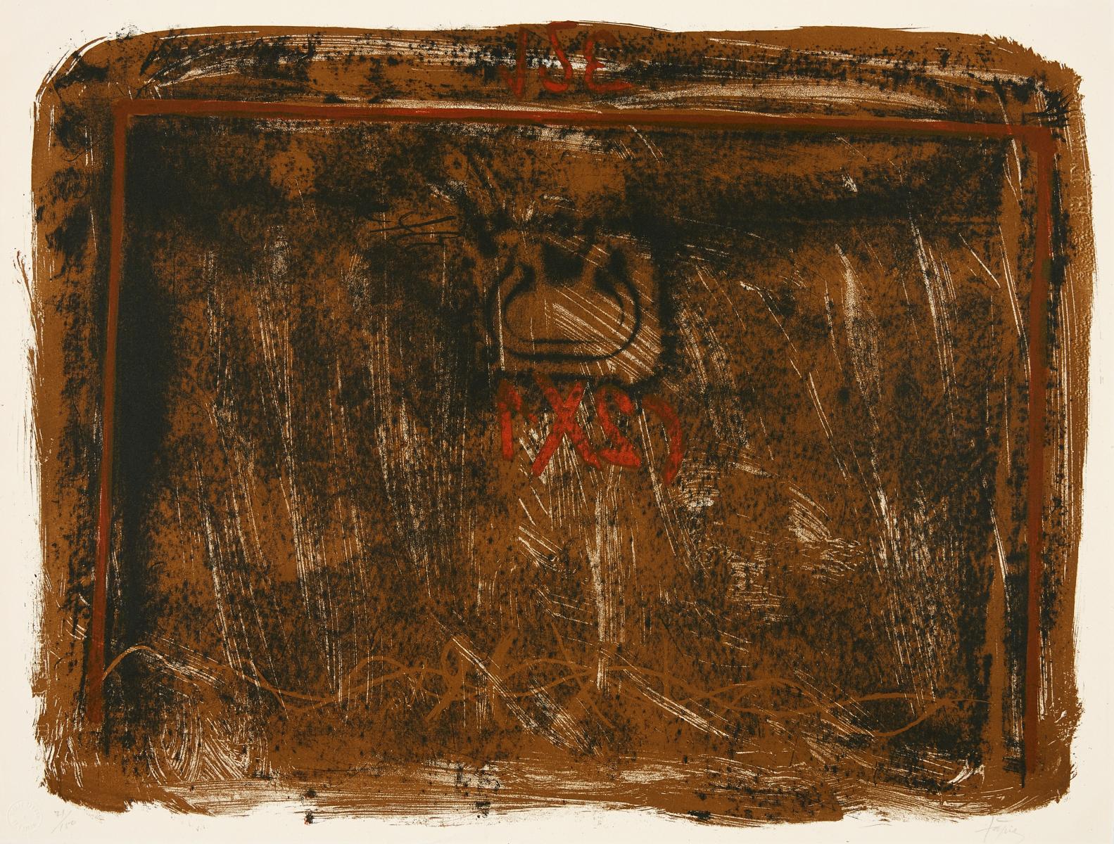 Antoni Tapies - Ohne Titel, 57439-10, Van Ham Kunstauktionen