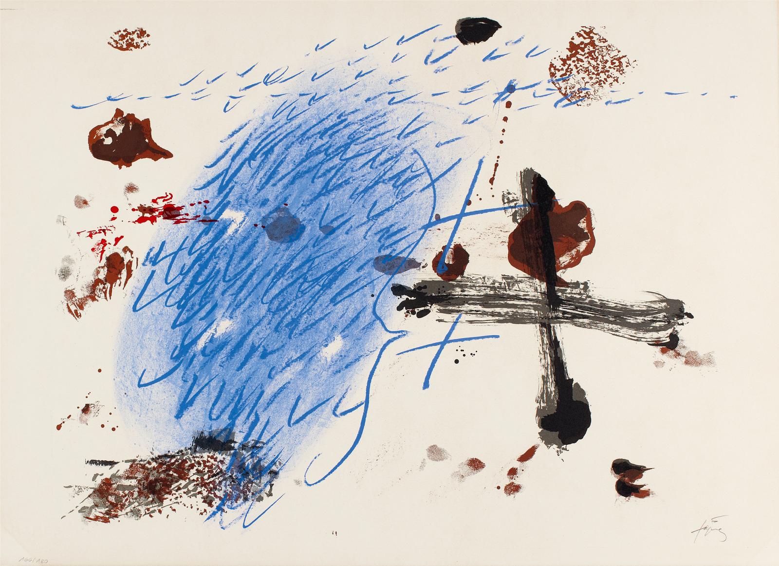 Antoni Tapies - Ohne Titel, 56841-4, Van Ham Kunstauktionen