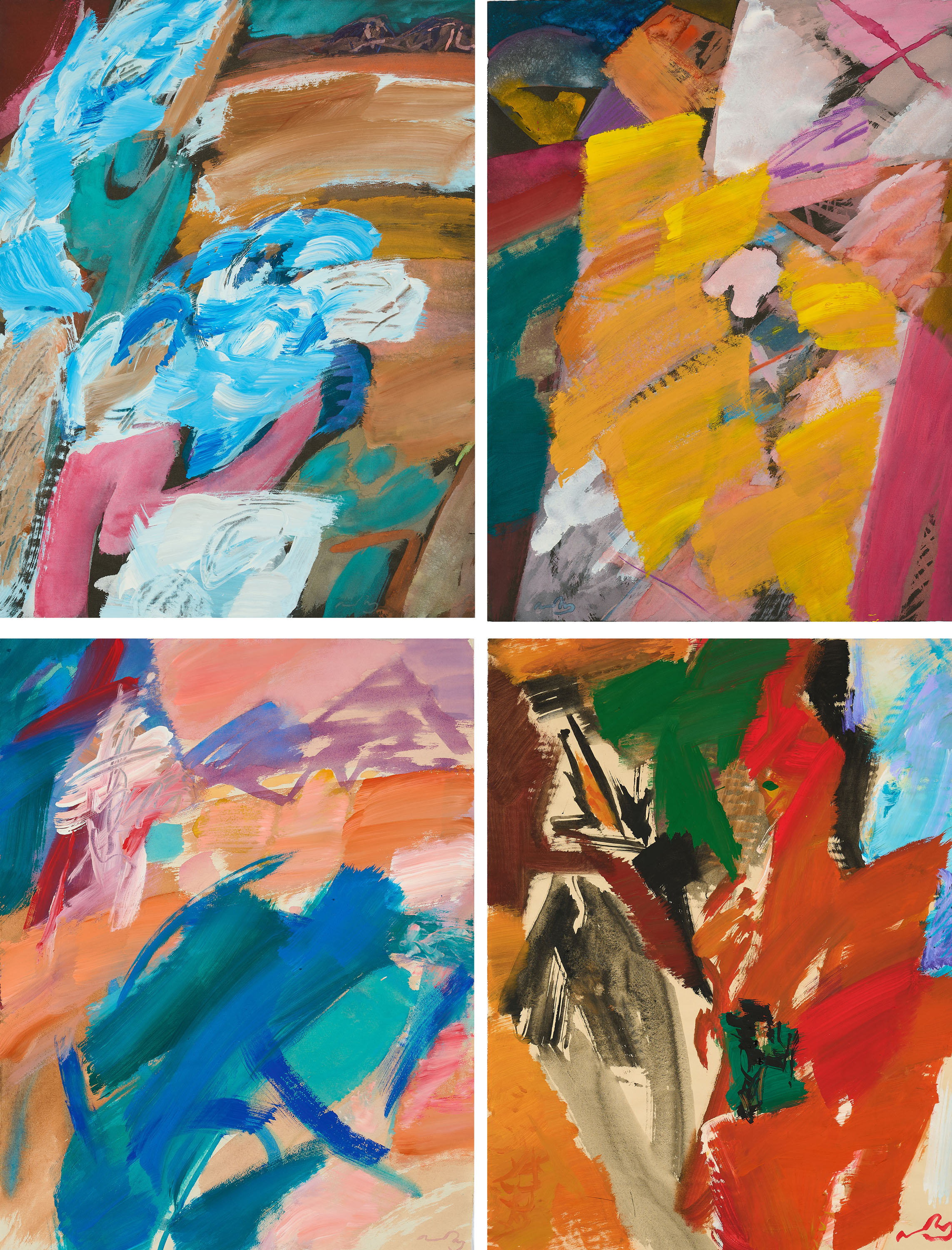 Antonius van der Pas - Konvolut von 5 Papierarbeiten, 80374-417, Van Ham Kunstauktionen