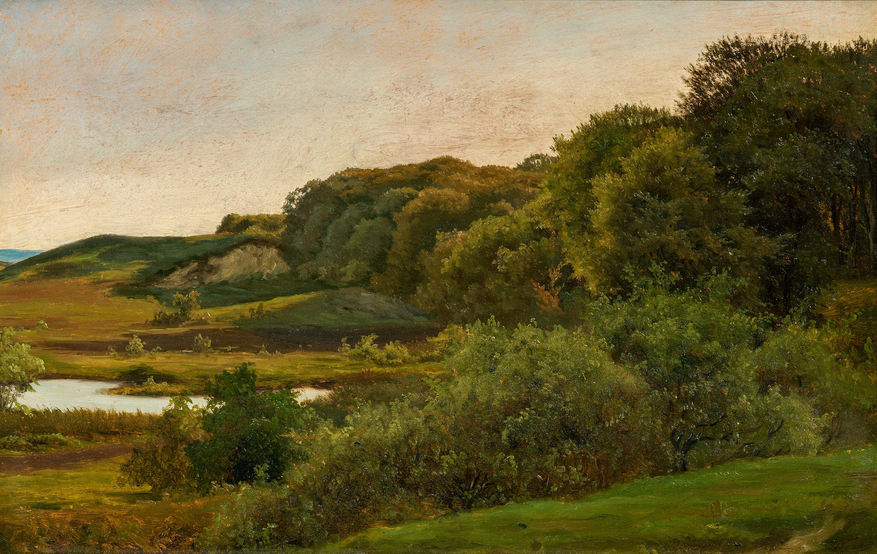 August Bromeis - Landschaft mit Weiher, 77226-3, Van Ham Kunstauktionen
