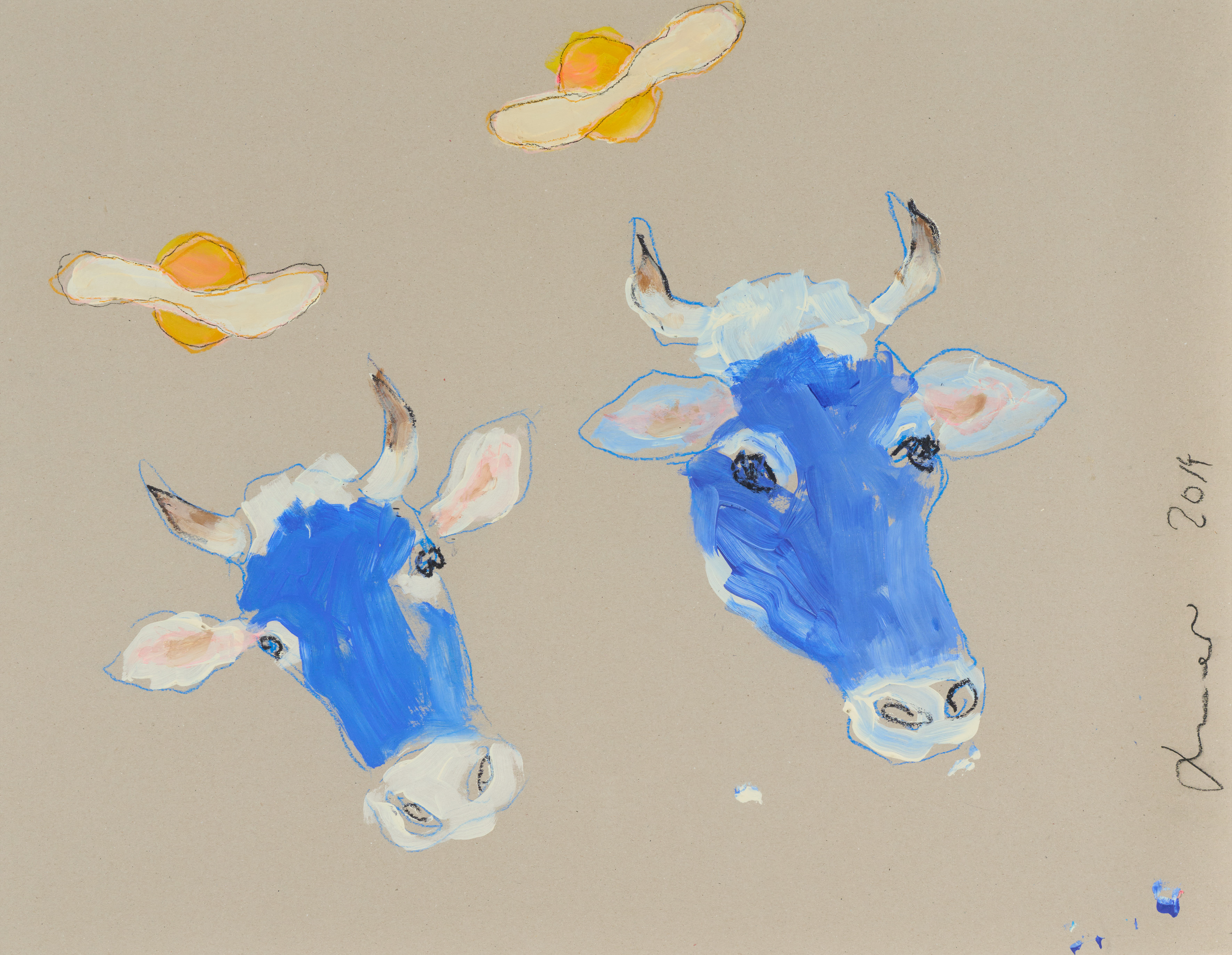 Barbara Husar - COWS AND SPACE EGGS, 73215-7, Van Ham Kunstauktionen