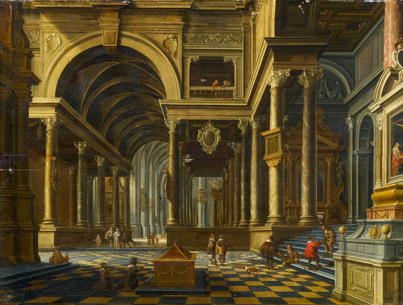 Bartholomaeus van Bassen - Kircheninterieur, 57722-2, Van Ham Kunstauktionen