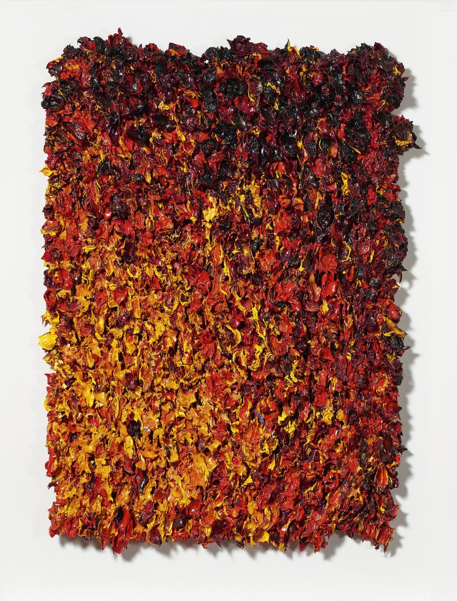 Bernd Schwarzer - Deutschlandbild - Deutscher Vulkan Gold-Rot-Schwarz, 66968-1, Van Ham Kunstauktionen