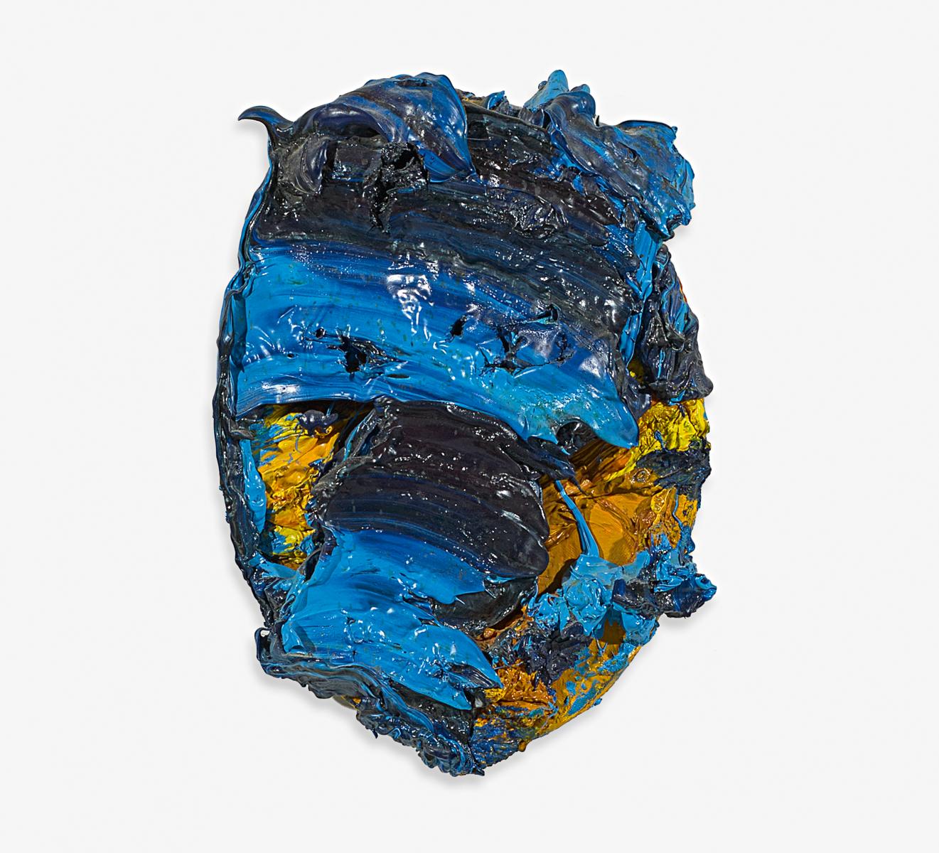 Bernd Schwarzer - Europakopf Gold-Blau, 57985-2, Van Ham Kunstauktionen