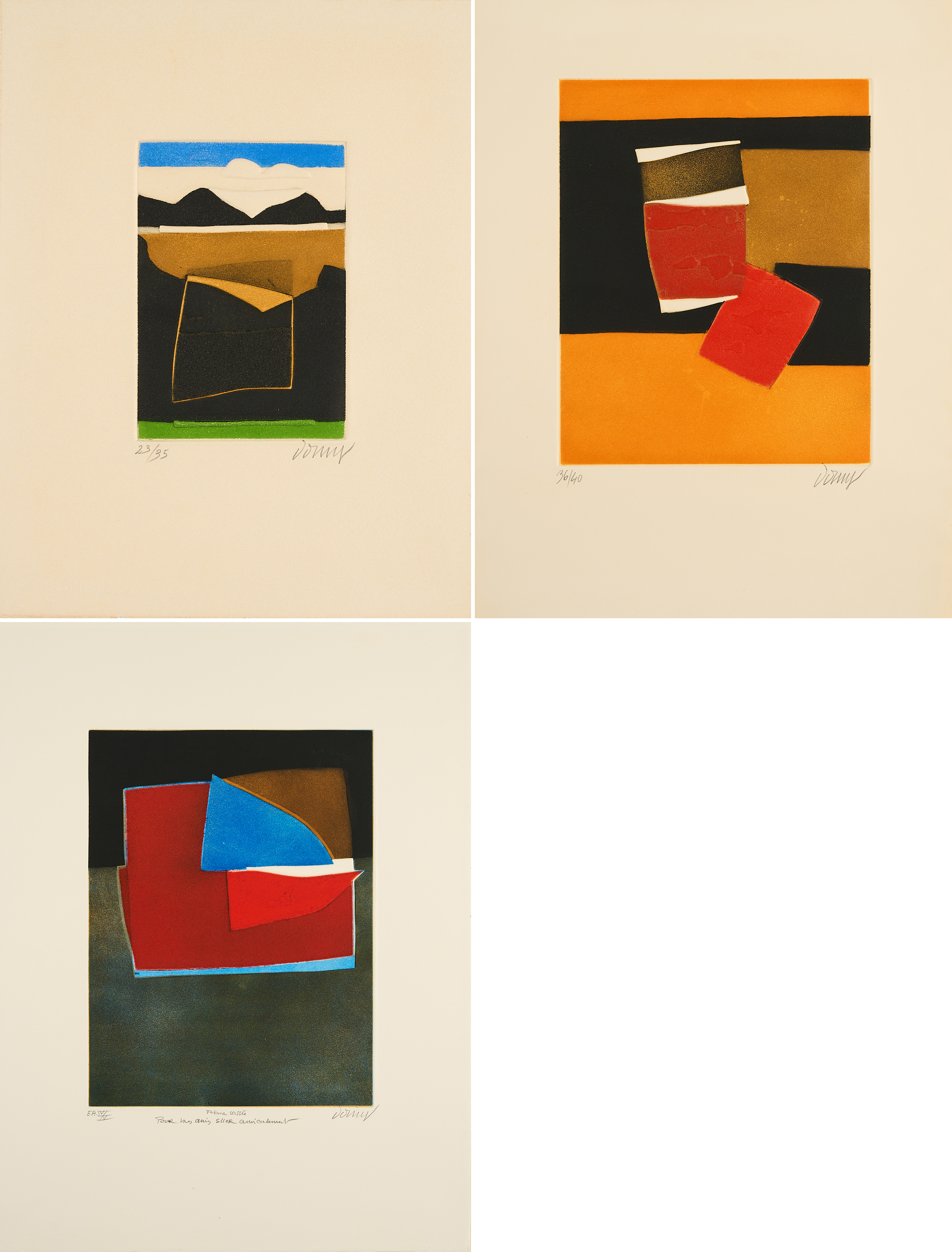 Bertrand Dorny - Konvolut von 3 Druckgrafiken, 60174-145, Van Ham Kunstauktionen