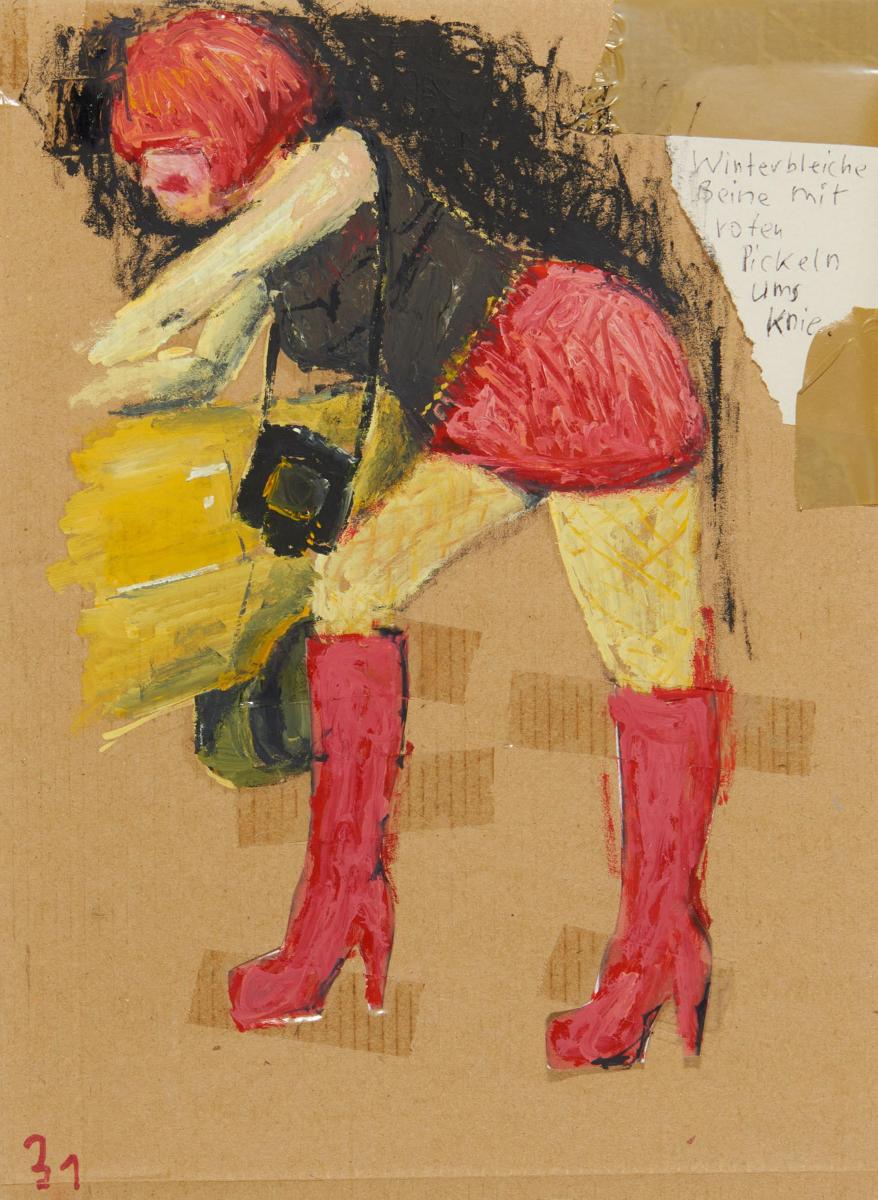 Birgit Brenner - Winterbleiche Beine mit roten Pickeln ums Knie, 300001-601, Van Ham Kunstauktionen