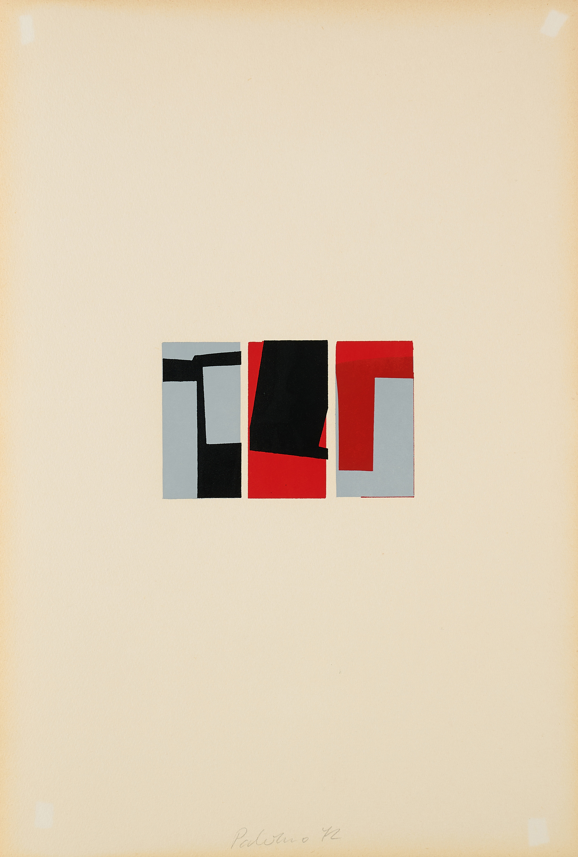 Blinky Palermo - Dreiteilige Miniatur, 81226-2, Van Ham Kunstauktionen