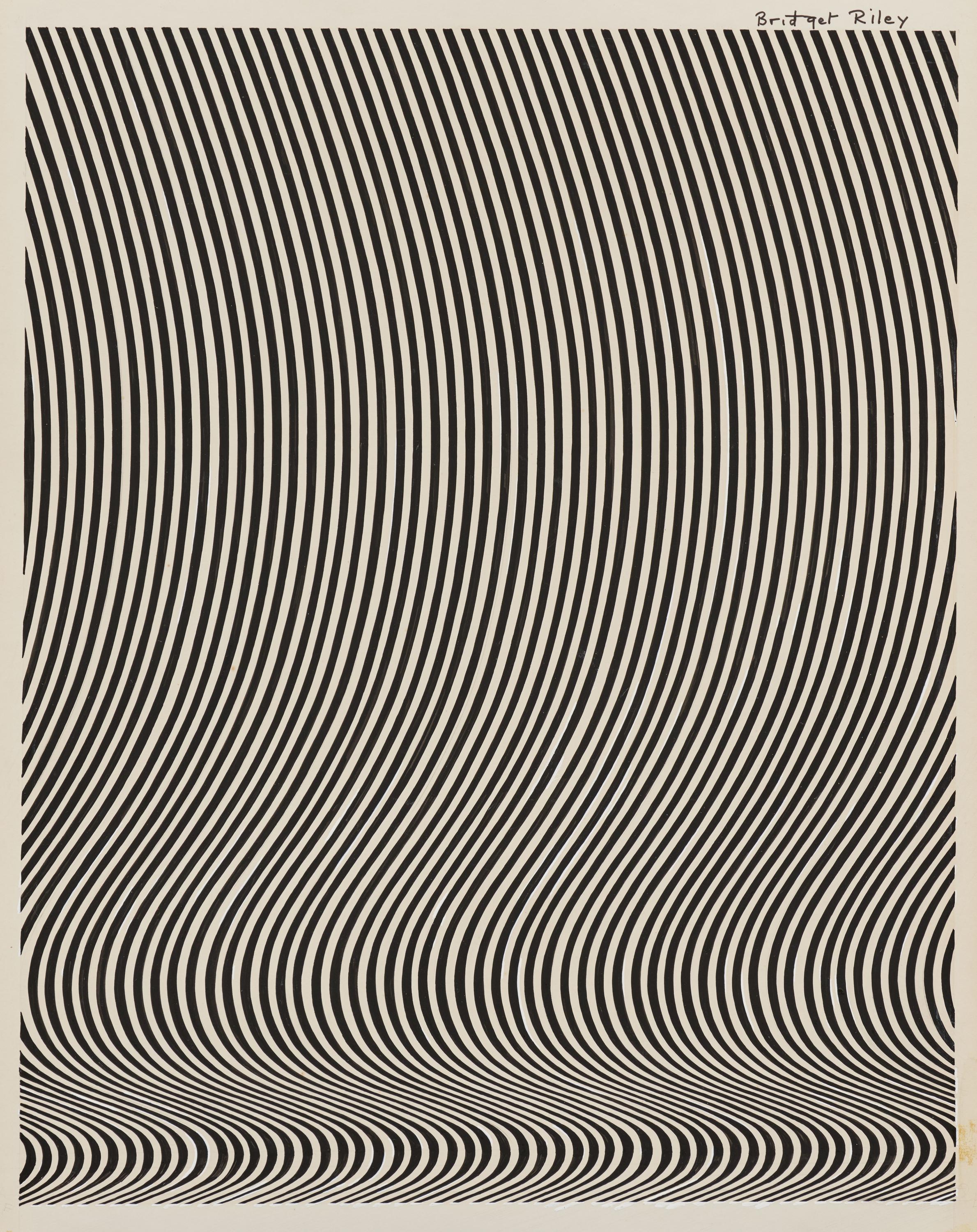 Bridget Louise Riley - Ohne Titel Work Drawing, 82104-1, Van Ham Kunstauktionen