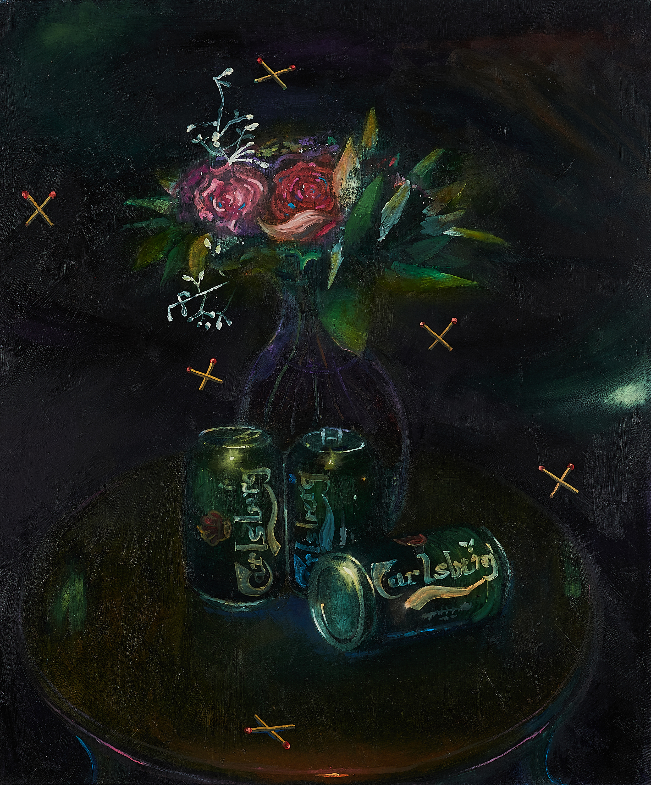 Christoph Blawert - Drei Carlsberg und ein Blumenstrauss, 300001-562, Van Ham Kunstauktionen