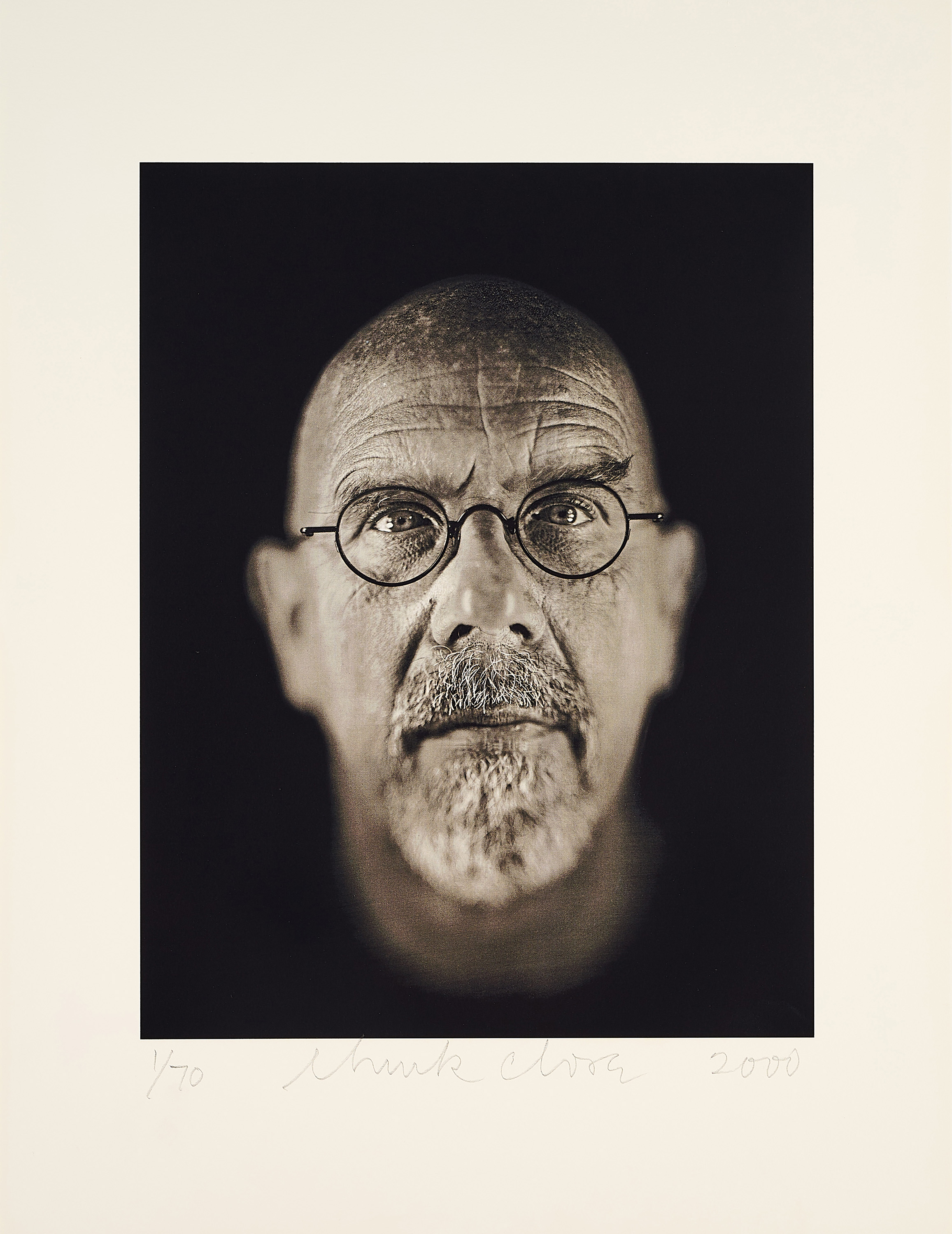 Chuck Close - Self-Portrait fuer Parkett 60, 77046-32, Van Ham Kunstauktionen