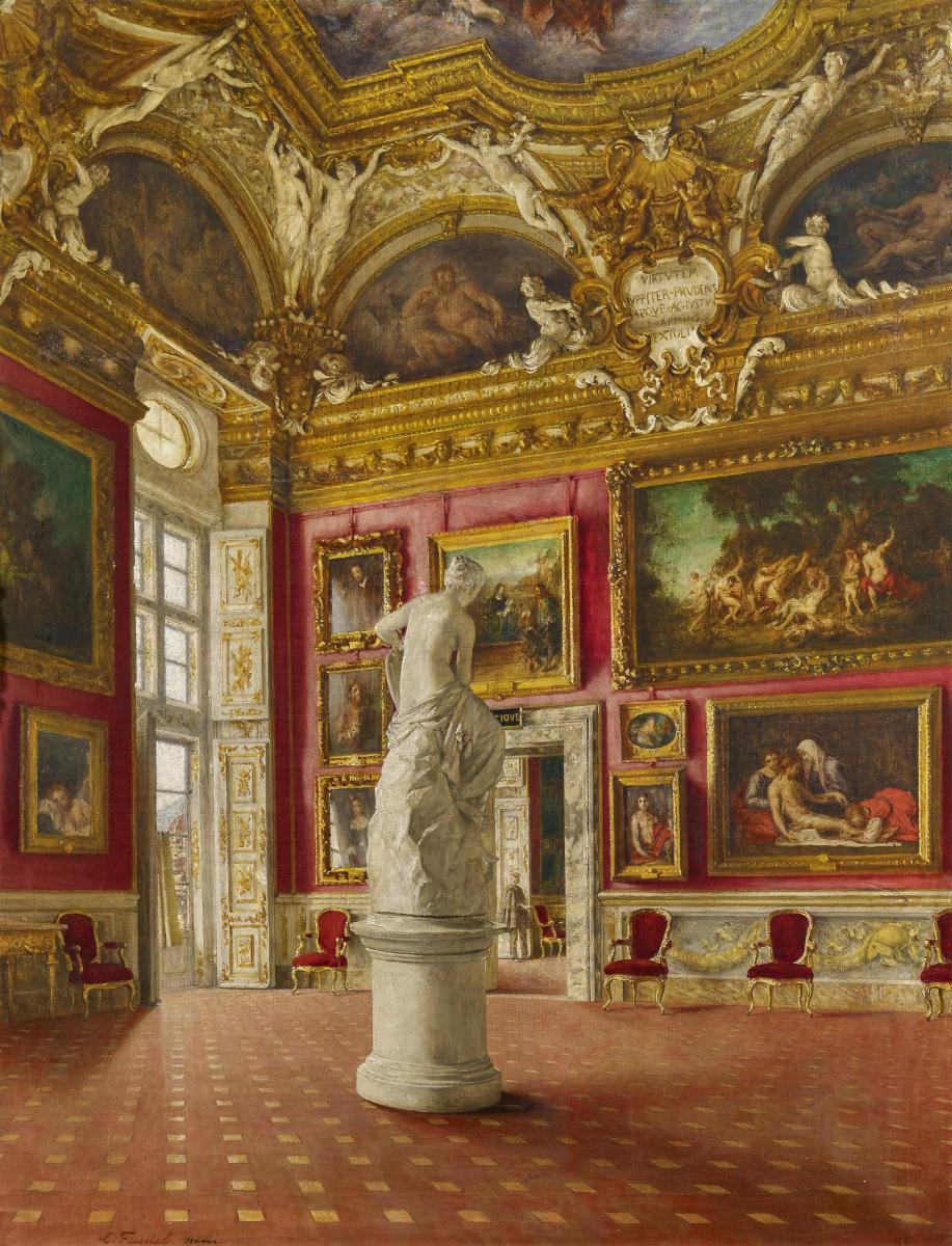 Die Galleria Palatina Im Palazzo Pitti In Florenz Von