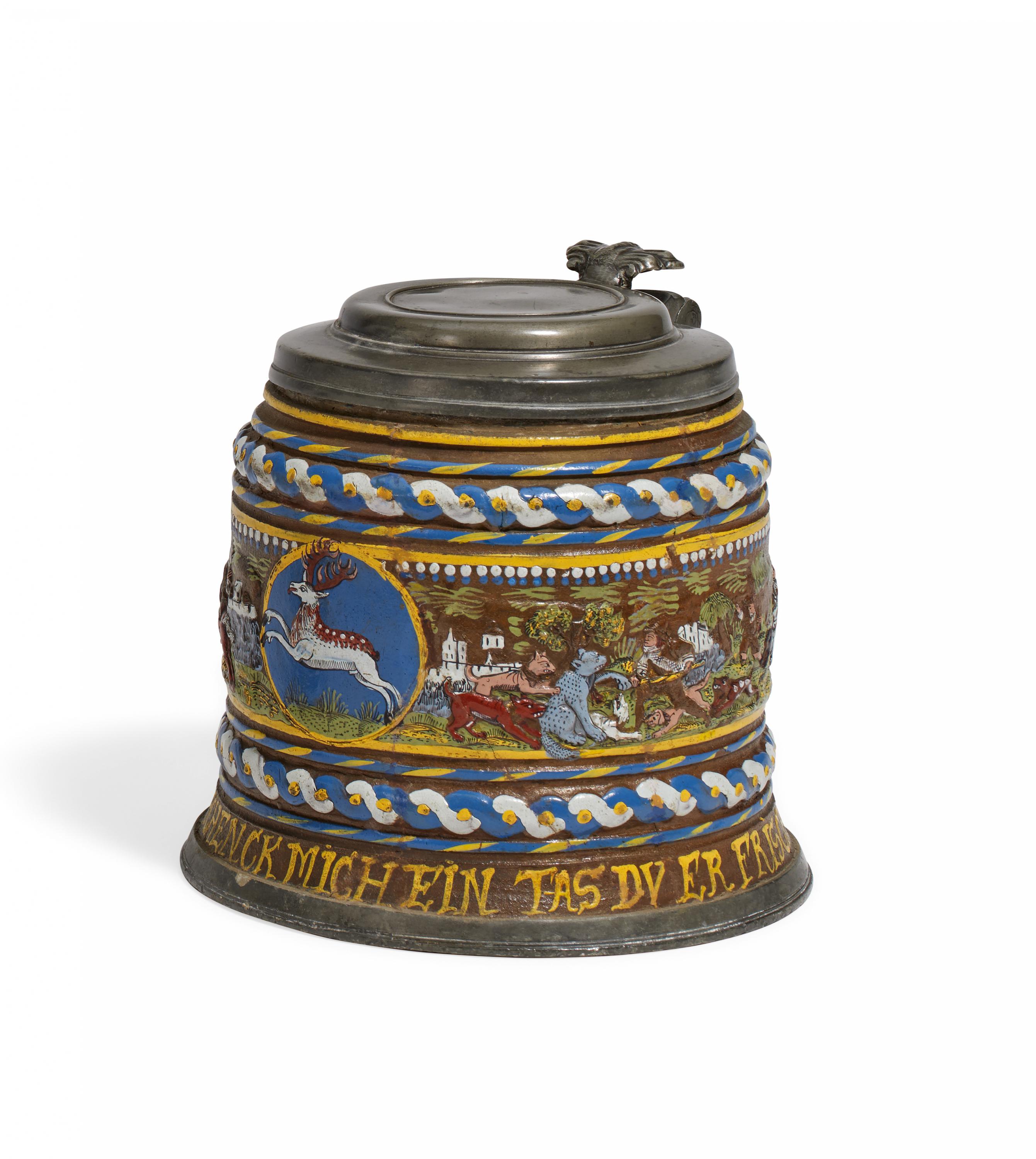 Creussen - Jagdkrug, 81740-2, Van Ham Kunstauktionen