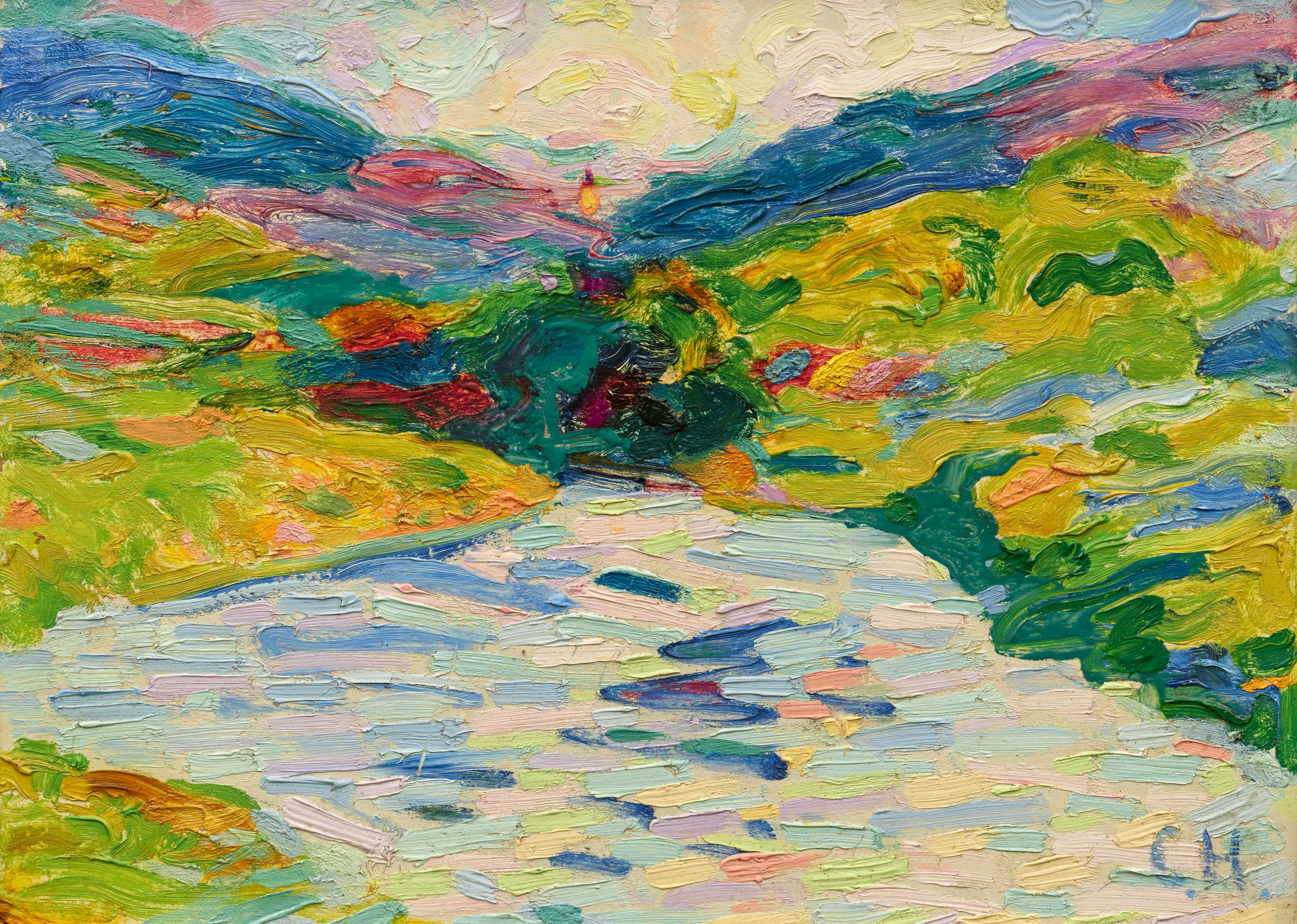 Curt Herrmann - Landschaft mit Flusslauf, 81744-5, Van Ham Kunstauktionen