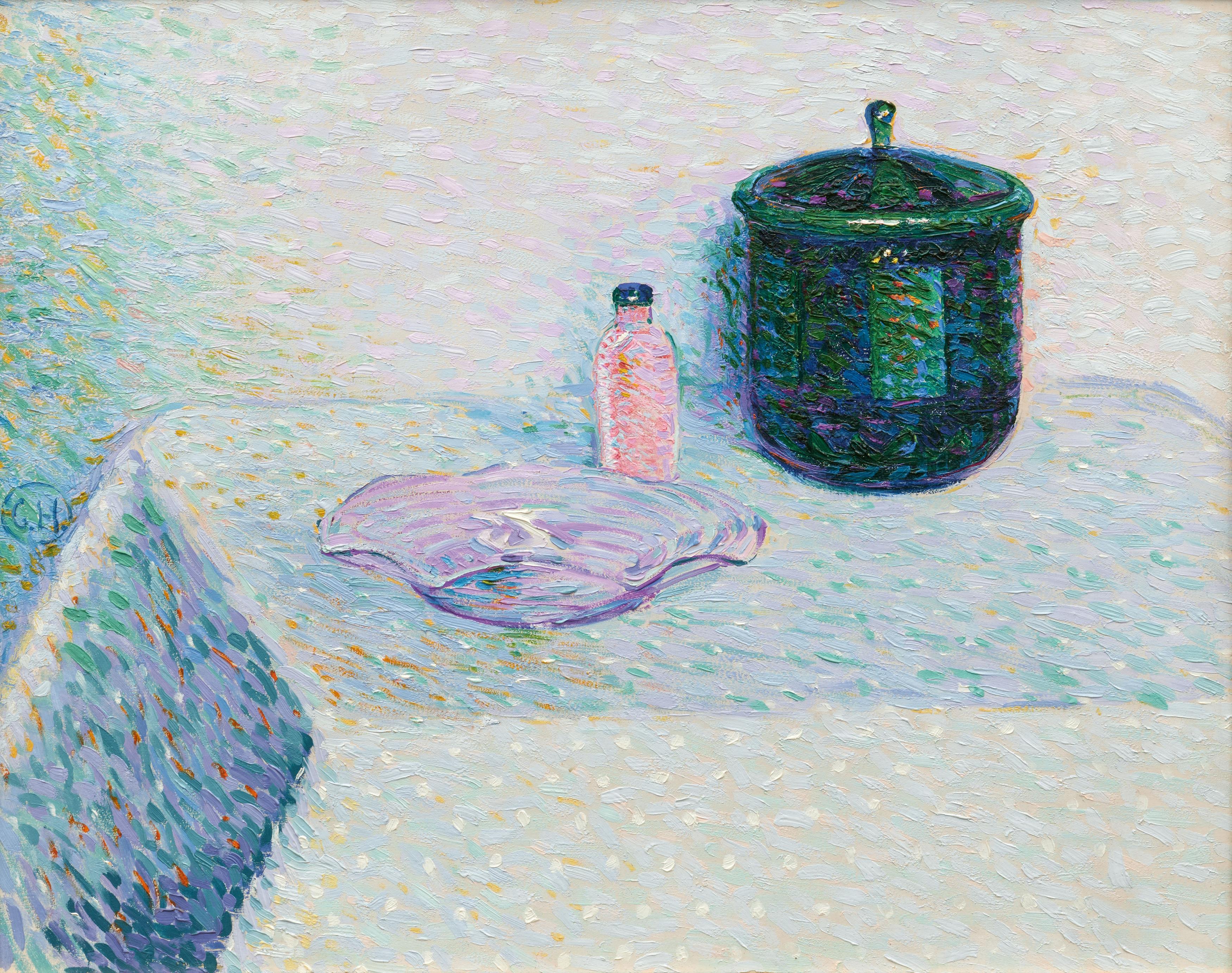 Curt Herrmann - Stillleben mit Schale Flaeschchen und Deckeldose, 81744-4, Van Ham Kunstauktionen