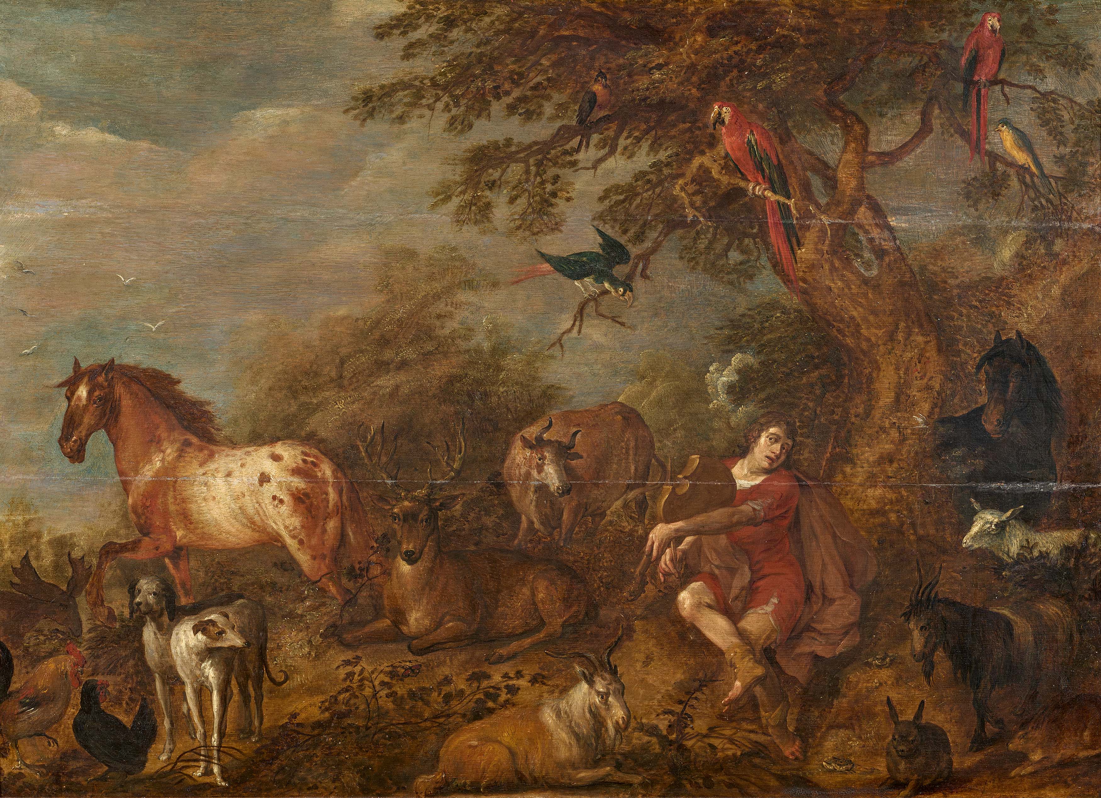 David Colijns - Orpheus unter den Tieren, 75013-1, Van Ham Kunstauktionen