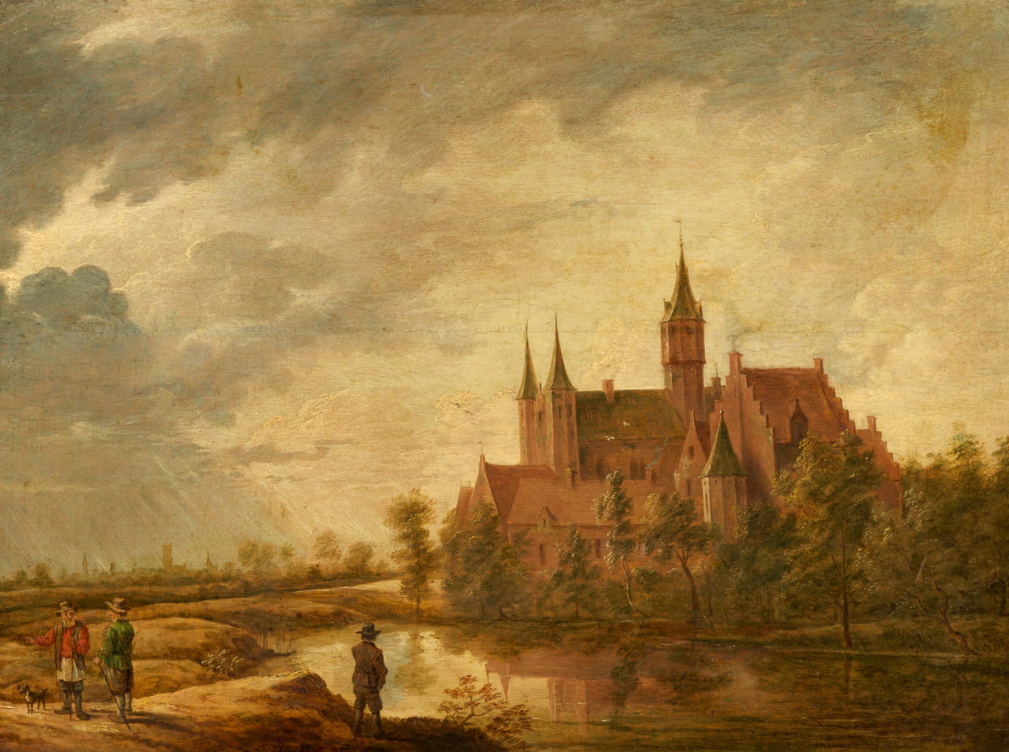 David dJ Teniers - Landschaft mit Blick auf das Kasteel Ter Elst, 73514-2, Van Ham Kunstauktionen