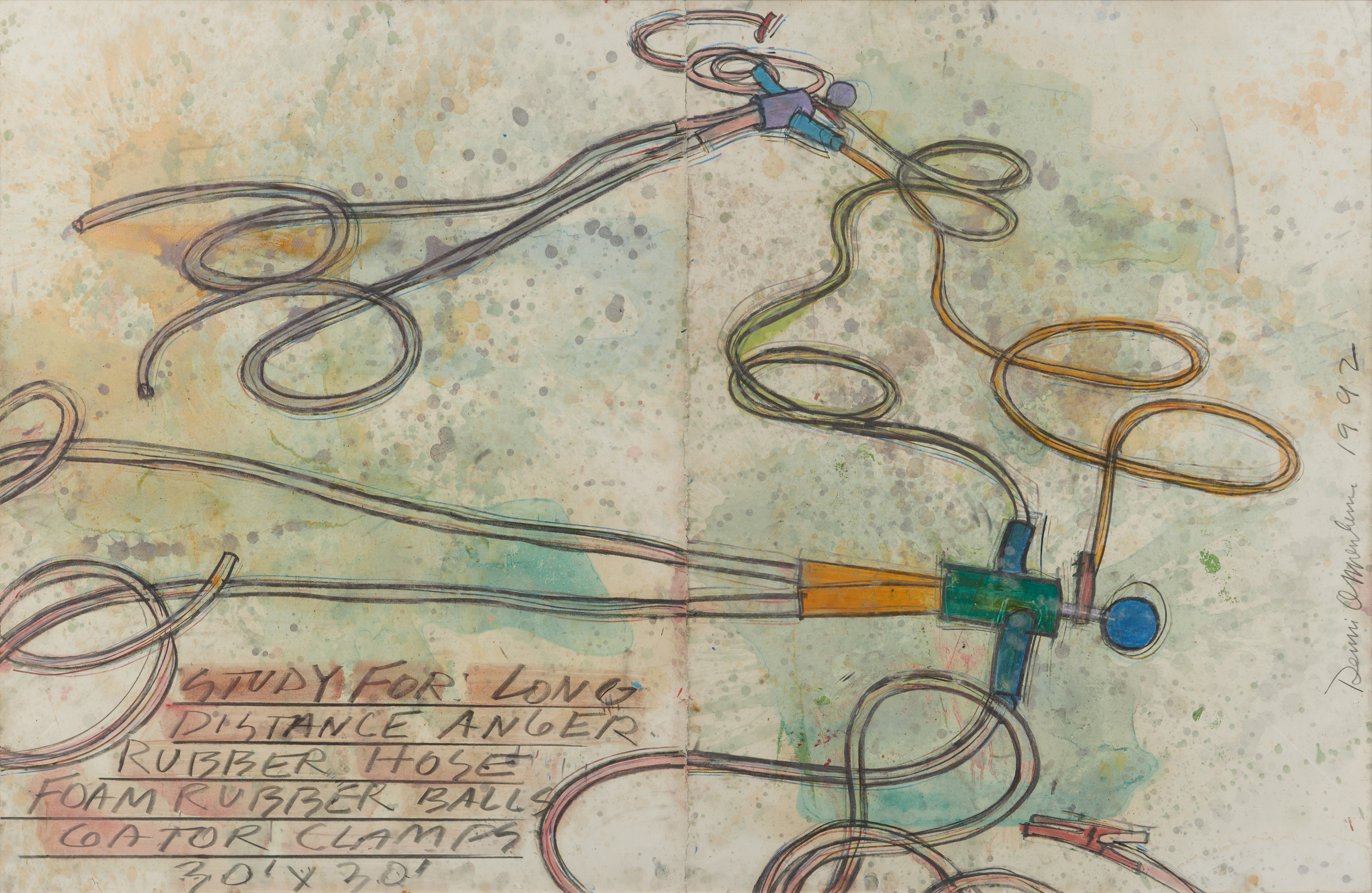 Dennis Oppenheim - Study for long distance Anger, 81607-2, Van Ham Kunstauktionen