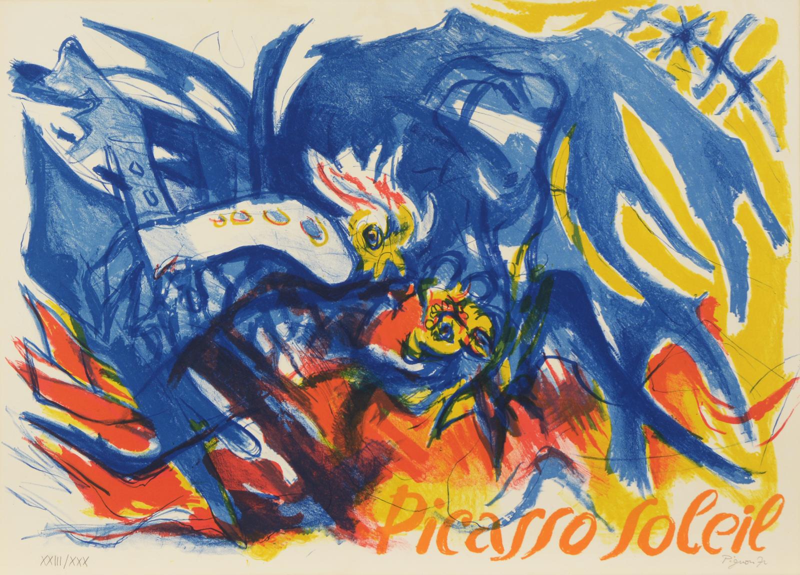 Edouard Pignon - Picasso soleil, 61206-40, Van Ham Kunstauktionen