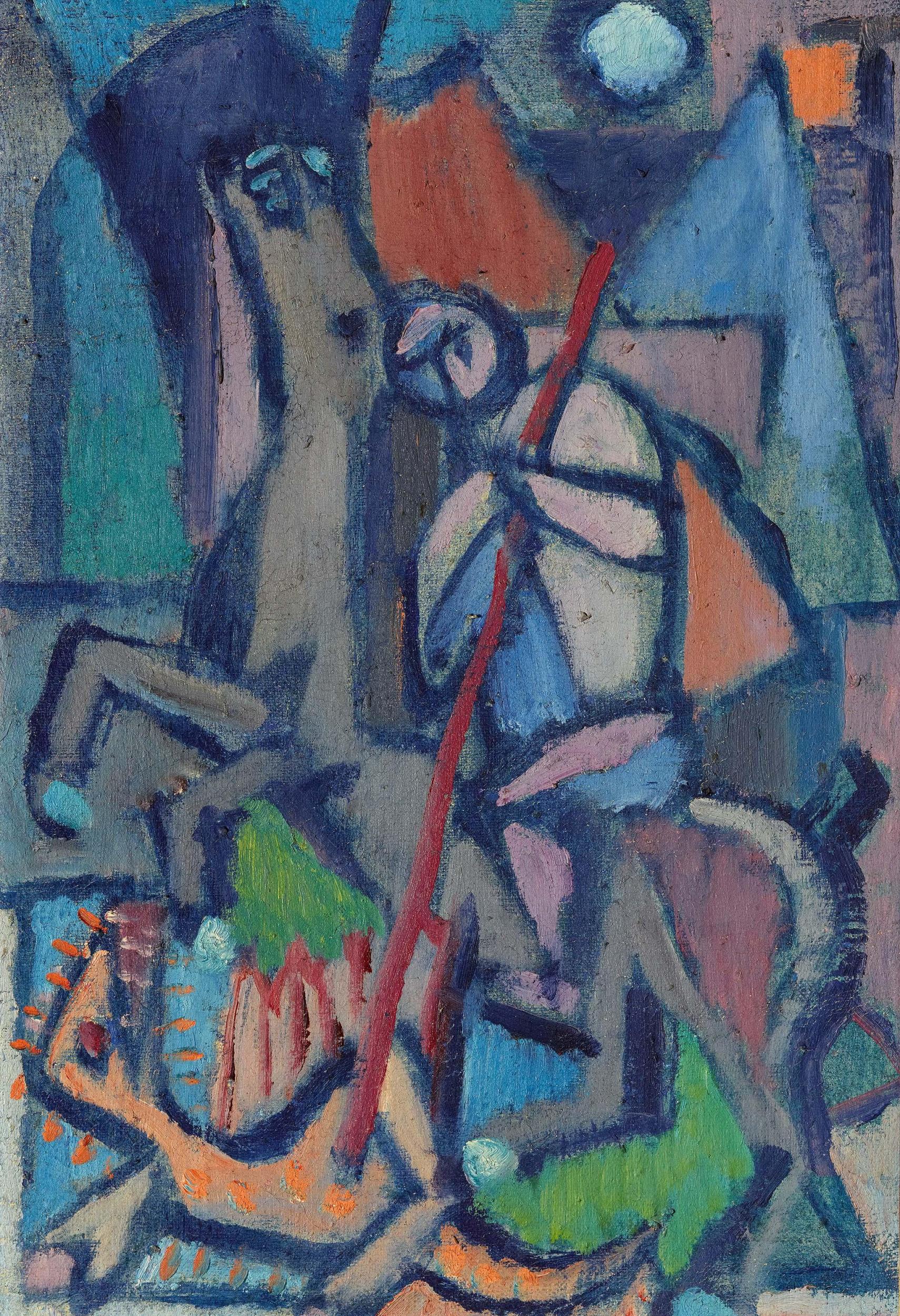 Eduard Bargheer - St Georg und der Drache, 69842-1, Van Ham Kunstauktionen