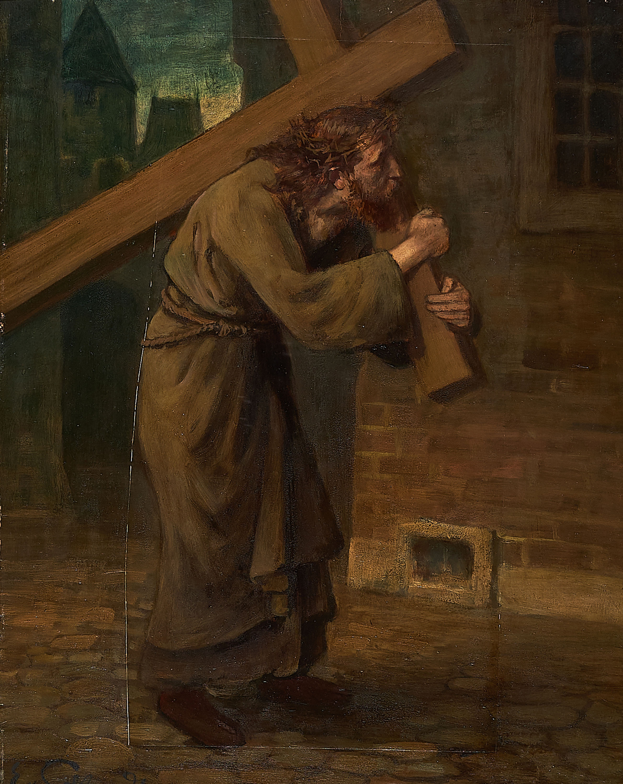 Eduard von Gebhardt - Kreuztragender Christus, 300007-21, Van Ham Kunstauktionen